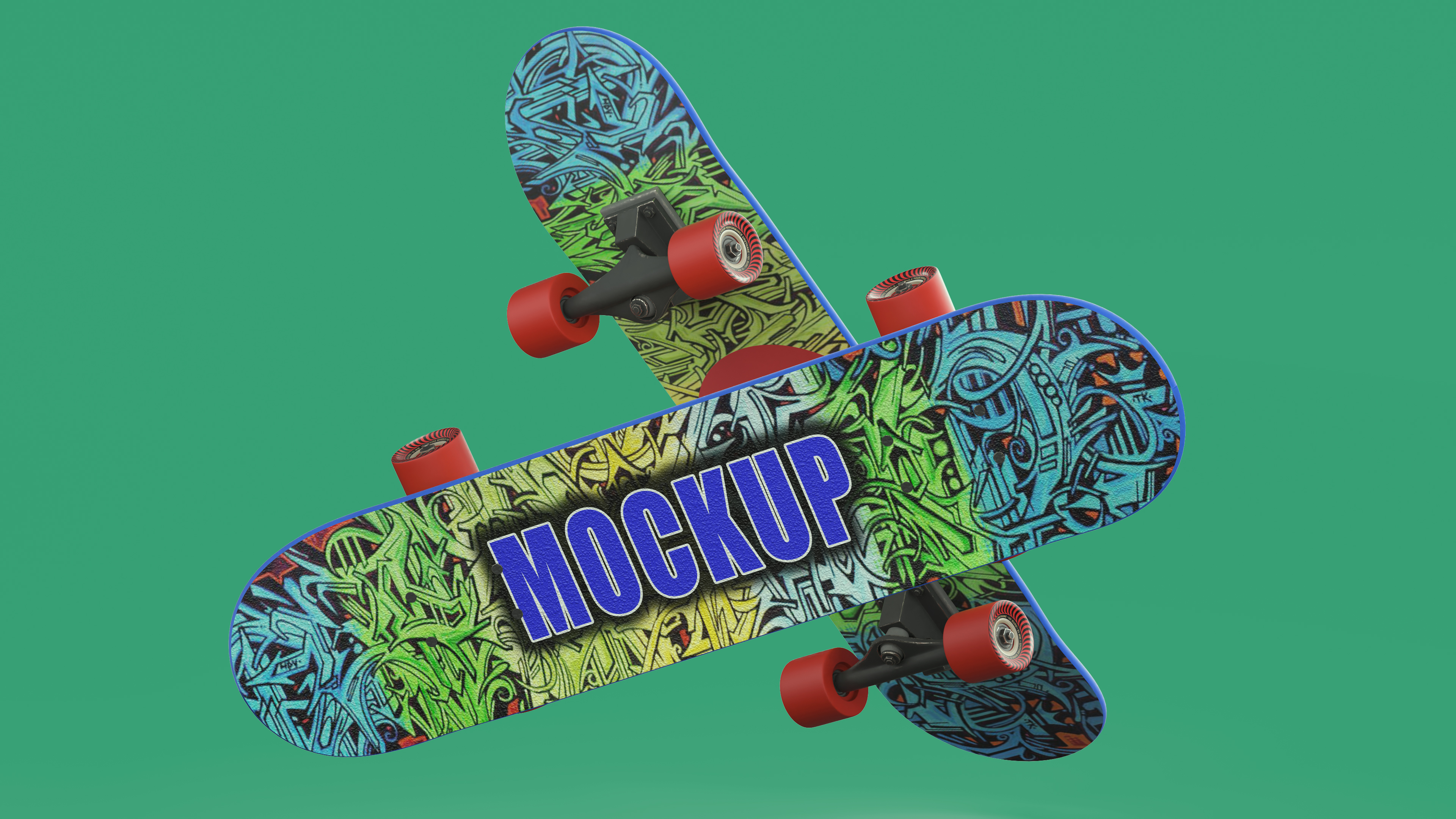 Classic Skateboard Spitfire Logo 3D