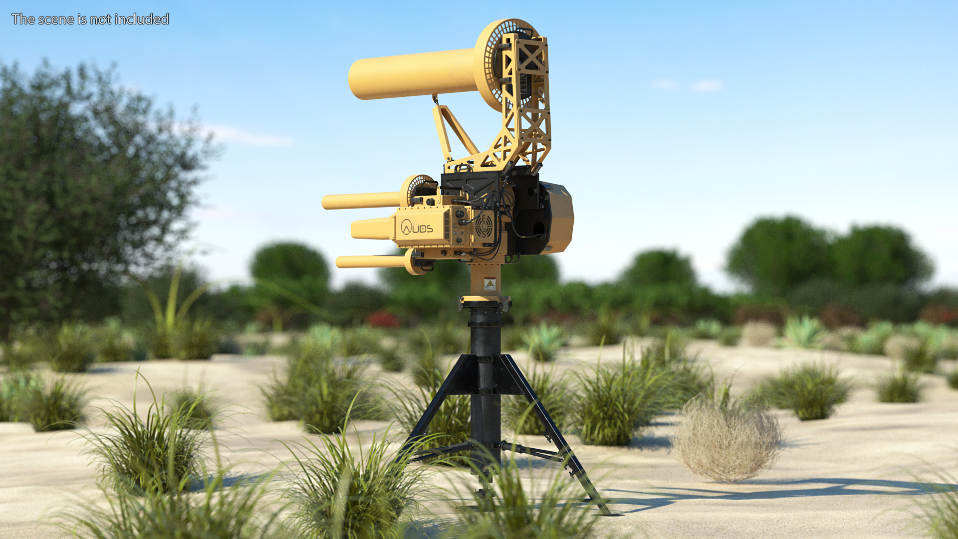 3D model Blighter Electro Optical System and Directional RF Inhibitor