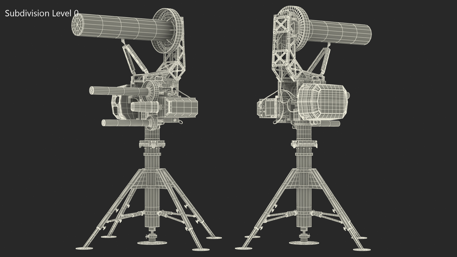 3D model Blighter Electro Optical System and Directional RF Inhibitor