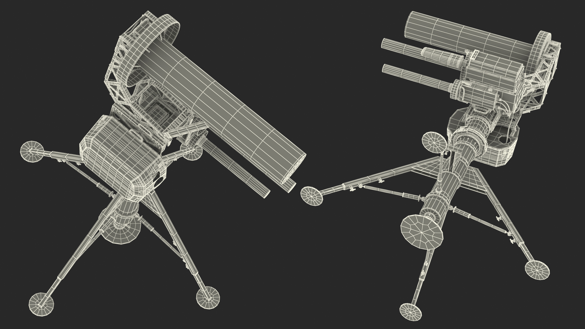 3D model Blighter Electro Optical System and Directional RF Inhibitor