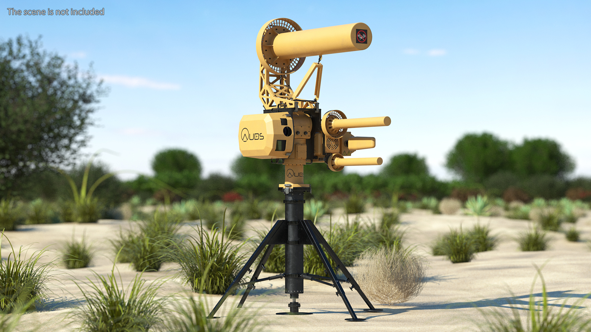 3D model Blighter Electro Optical System and Directional RF Inhibitor