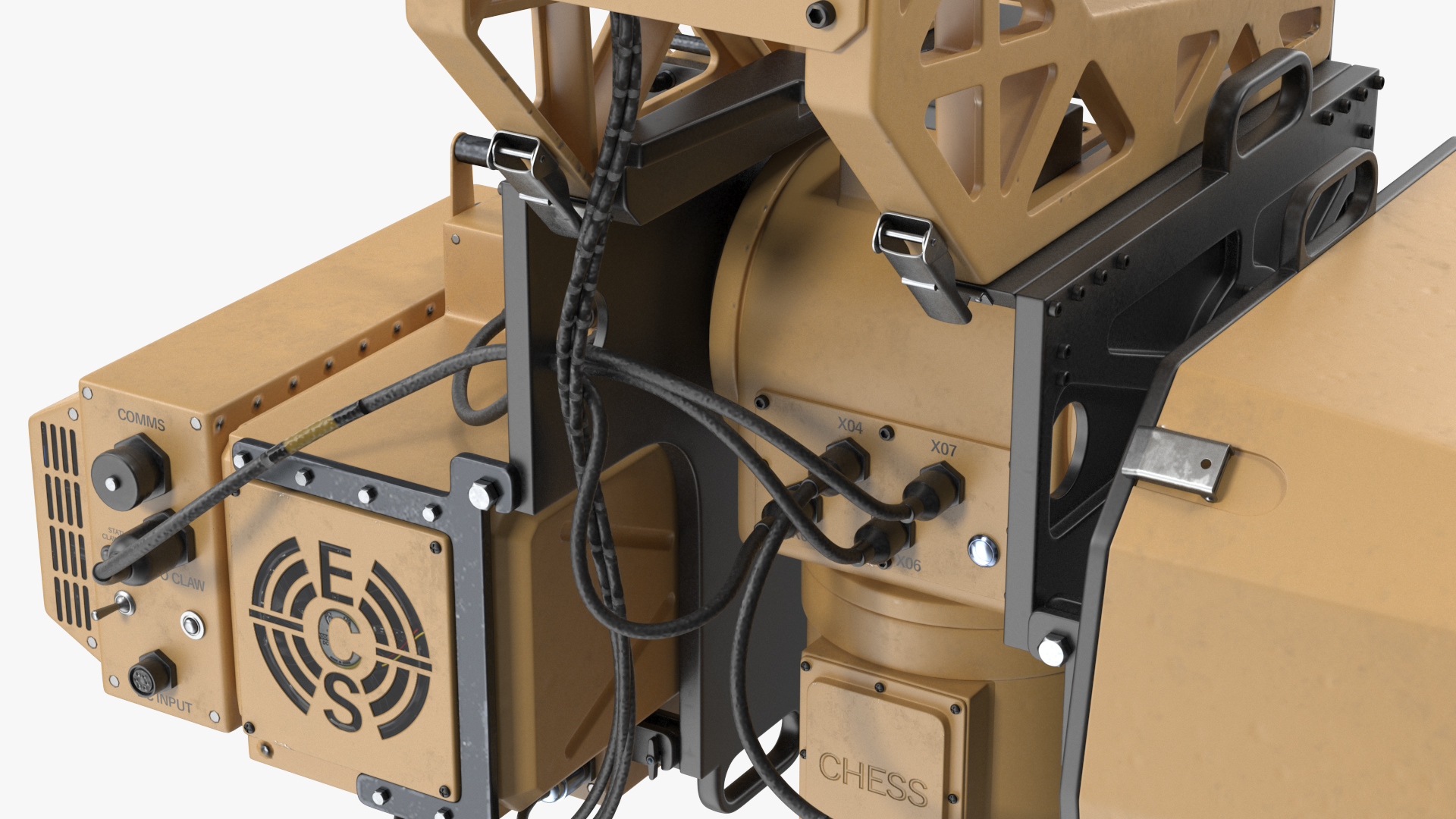 3D model Blighter Electro Optical System and Directional RF Inhibitor
