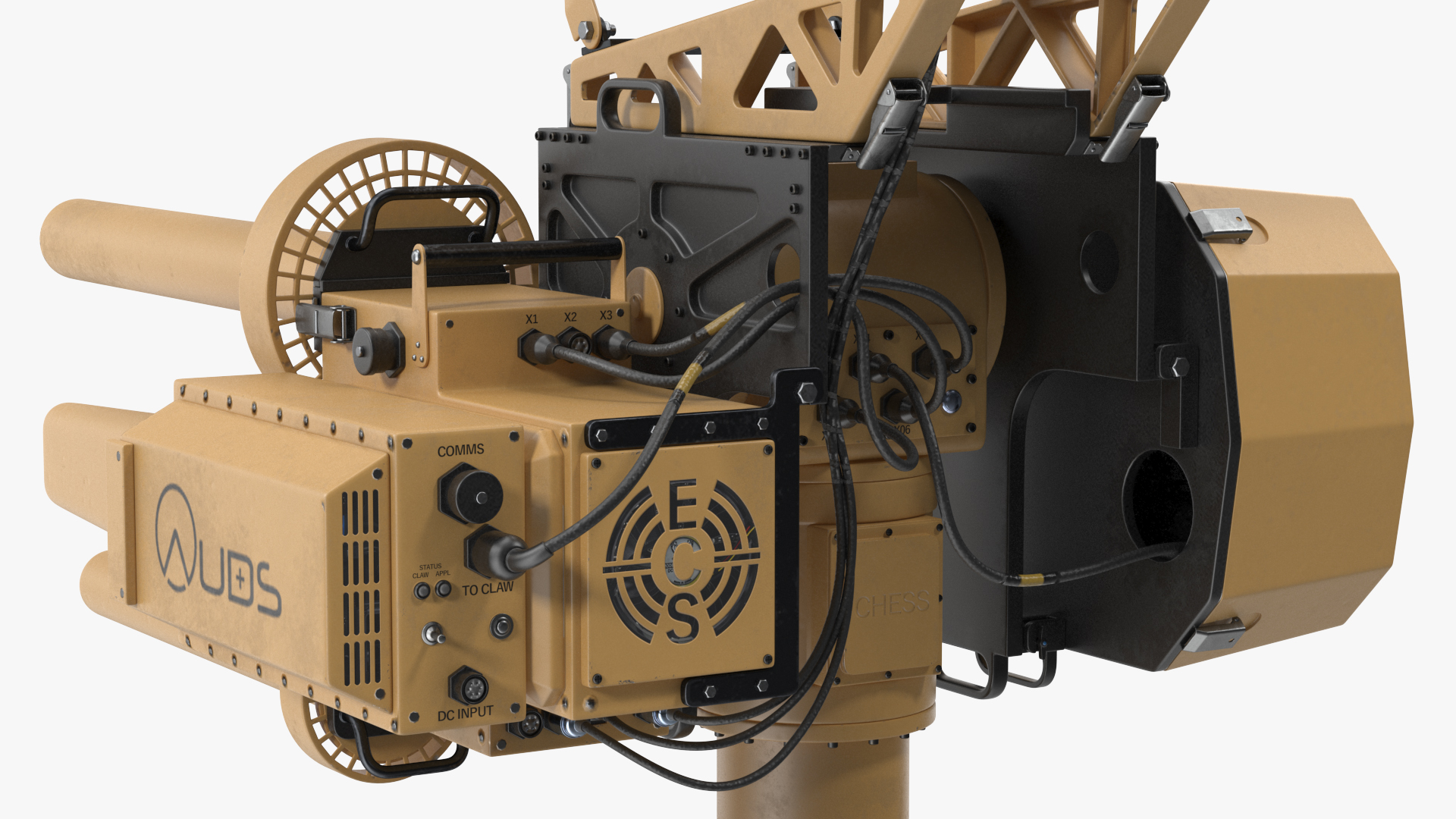 3D model Blighter Electro Optical System and Directional RF Inhibitor