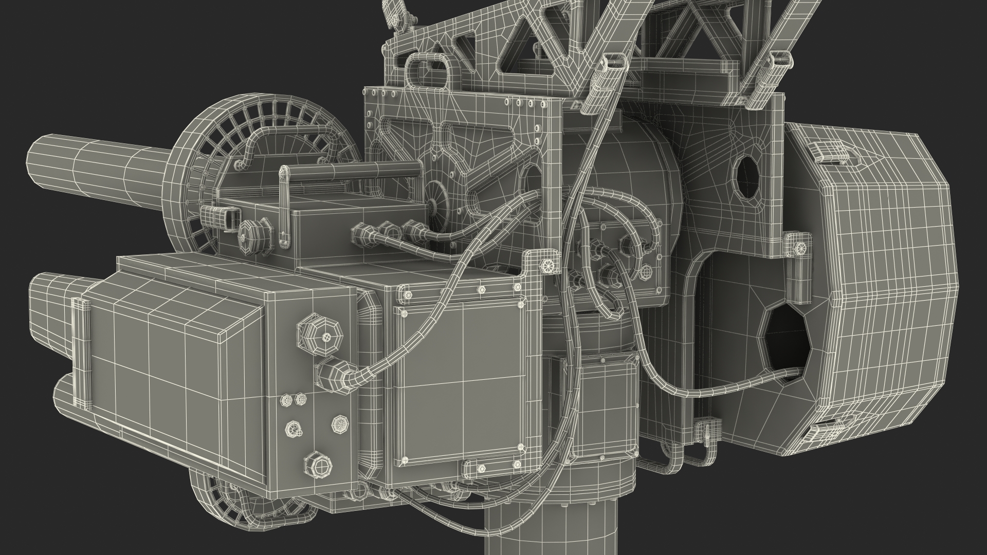 3D model Blighter Electro Optical System and Directional RF Inhibitor