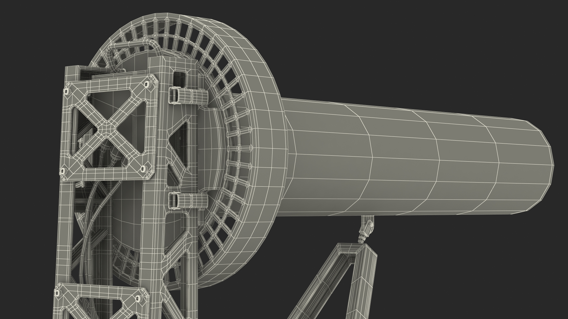 3D model Blighter Electro Optical System and Directional RF Inhibitor