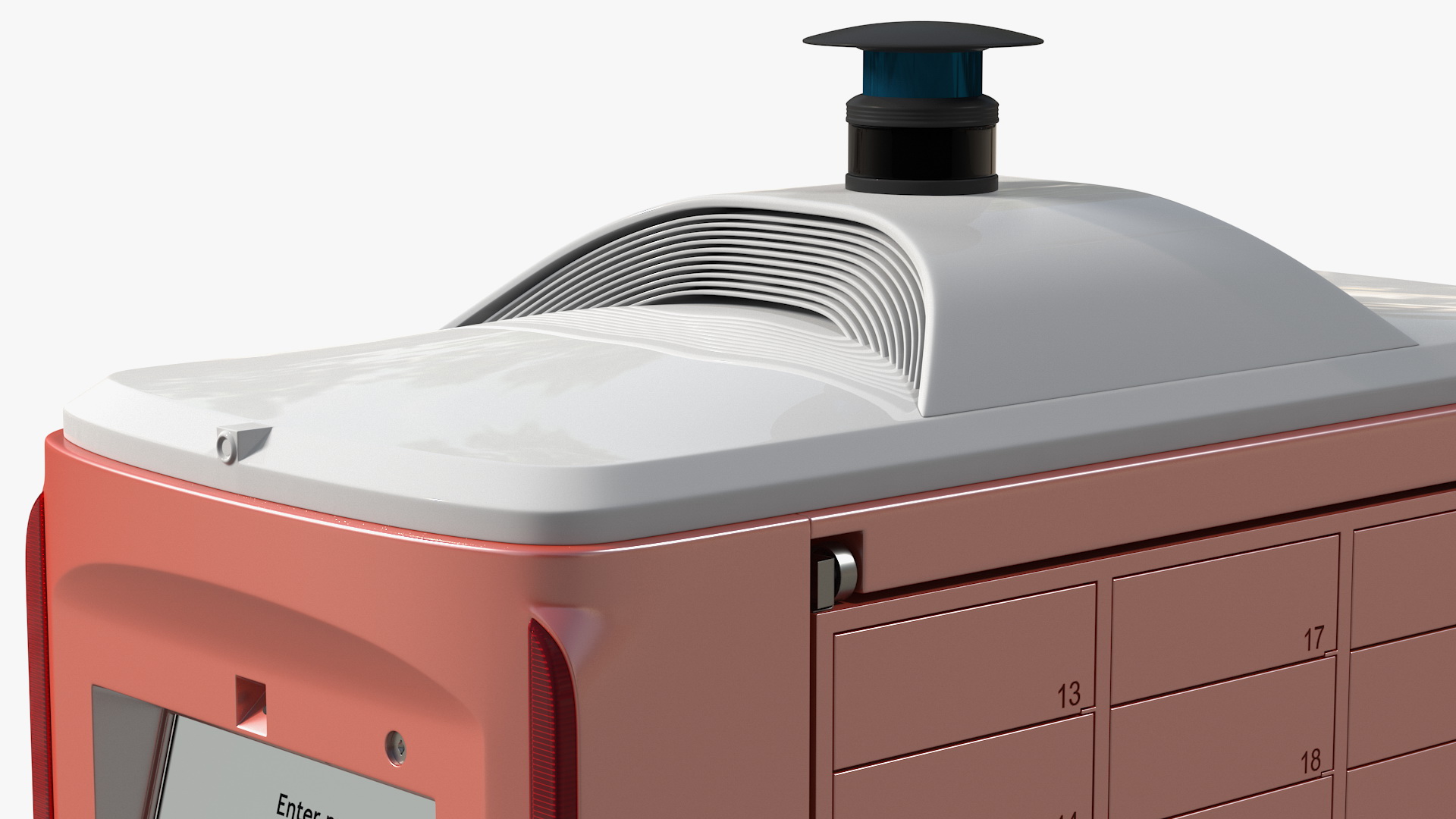 3D Unmanned Ground Vehicle Delivery Robot model