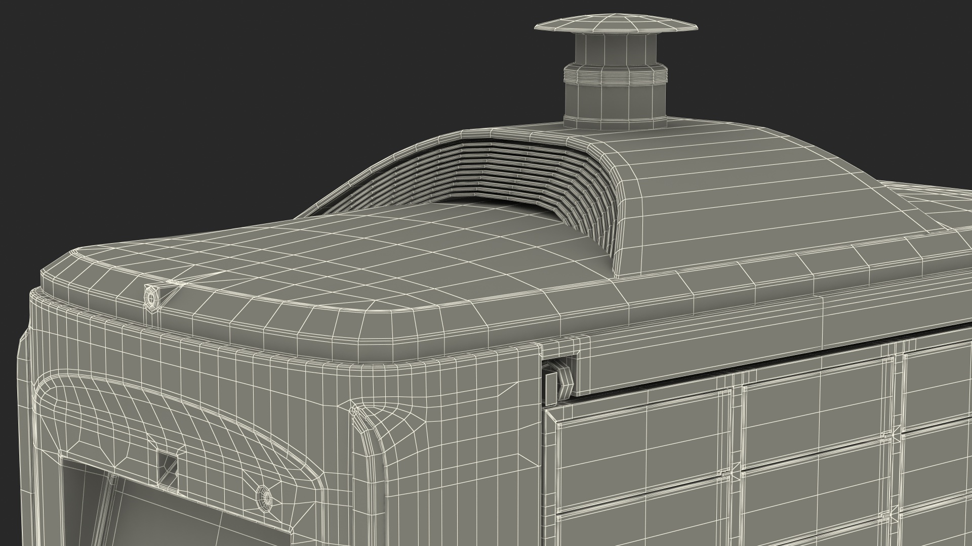 3D Unmanned Ground Vehicle Delivery Robot model
