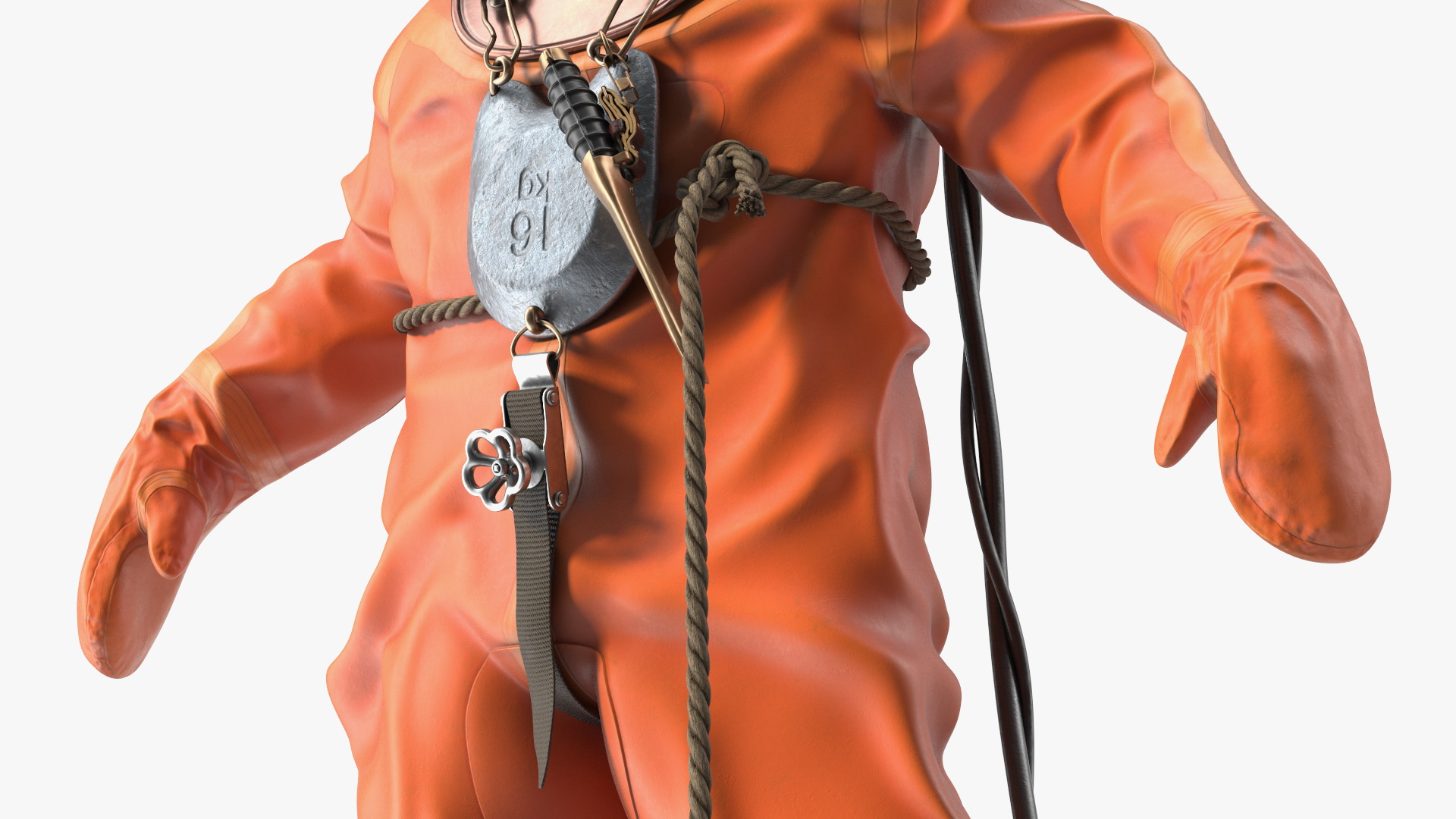 Retro Diving Gear 3D