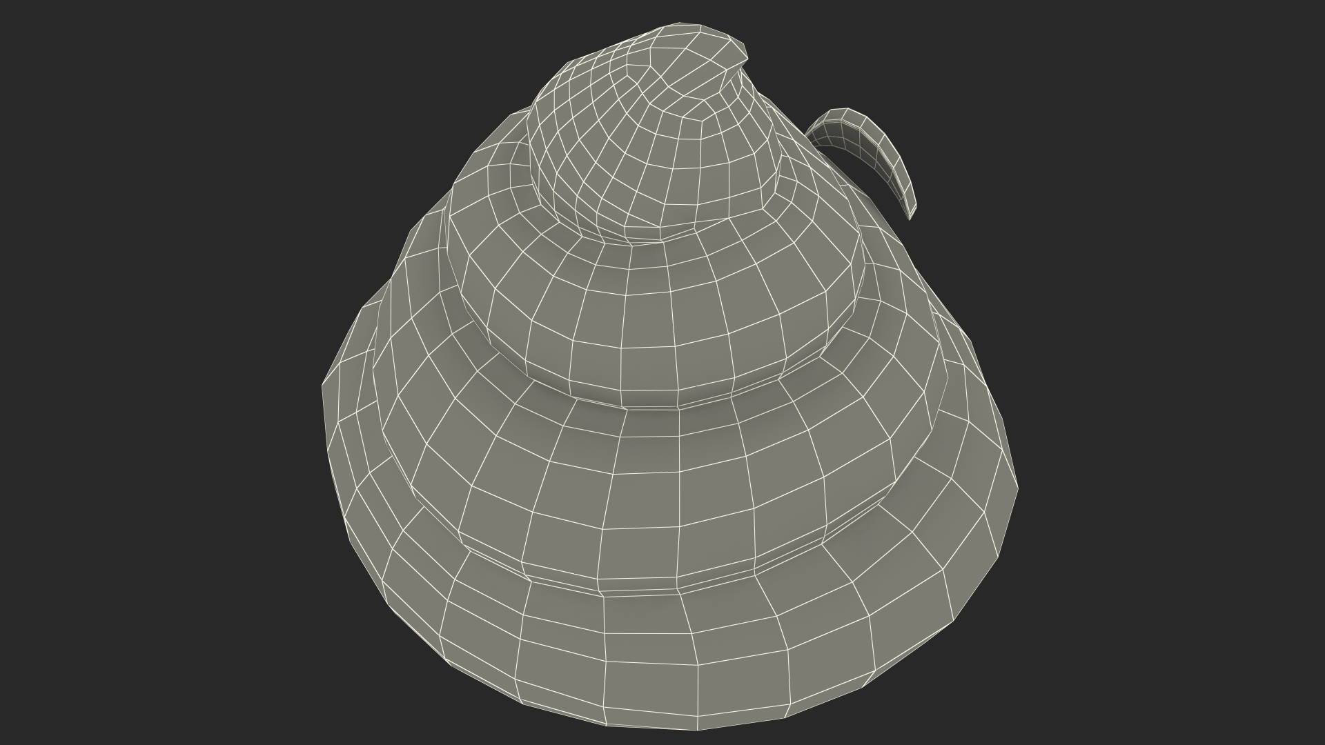 Kissing Face Poop Emoji Smile 3D model