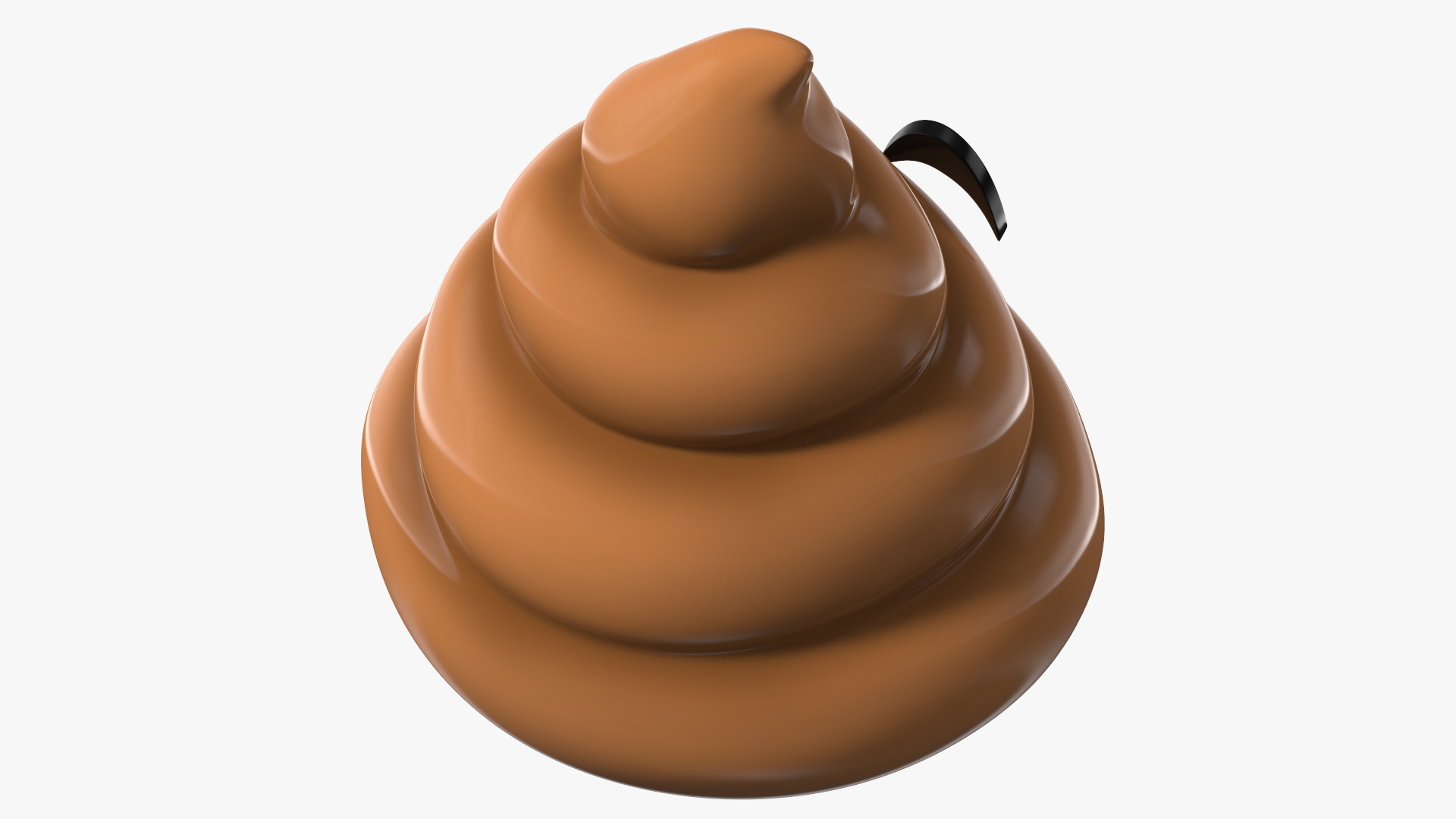 Kissing Face Poop Emoji Smile 3D model