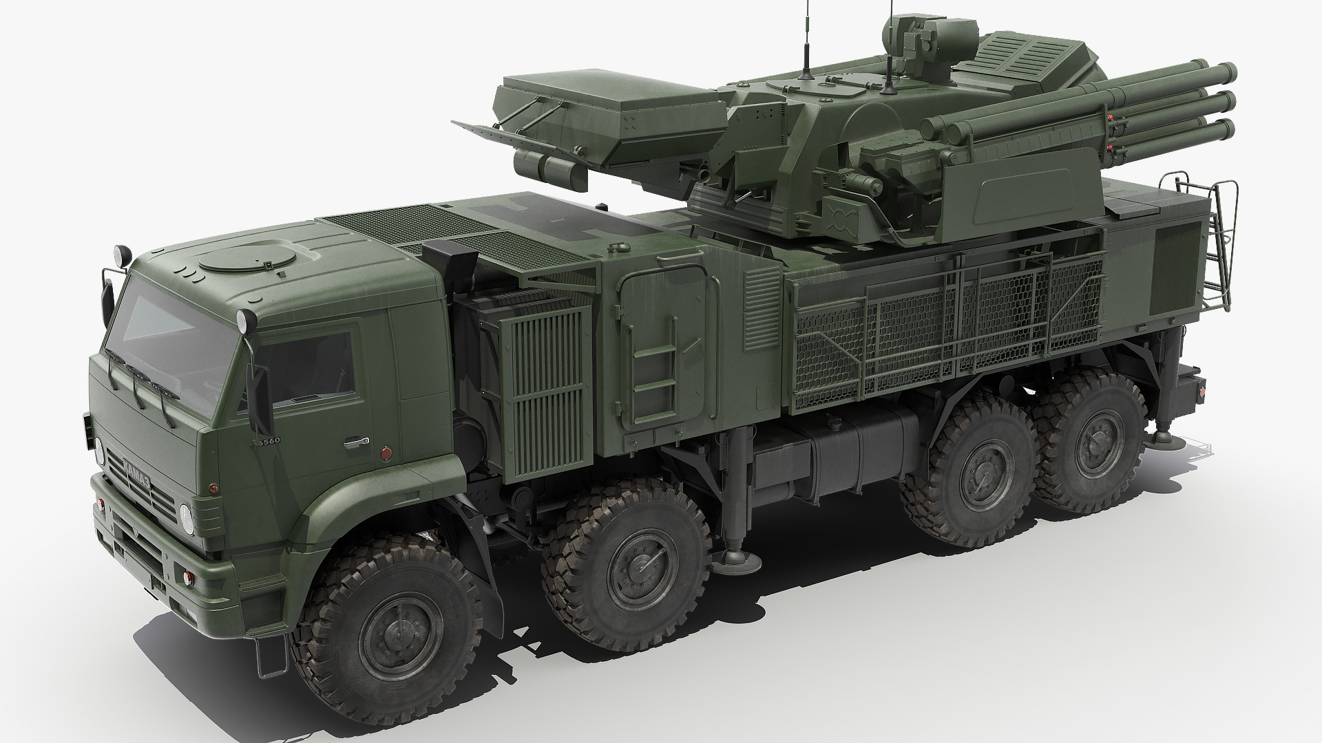Missile System Pantsir S1 SA-22 Greyhound Dirty 3D