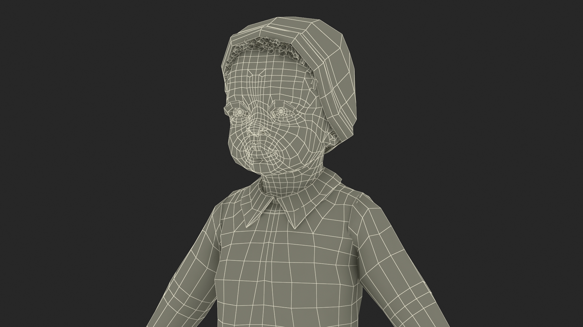 Black Baby Boy Light Skinned Outdoor Style A-Pose 3D model