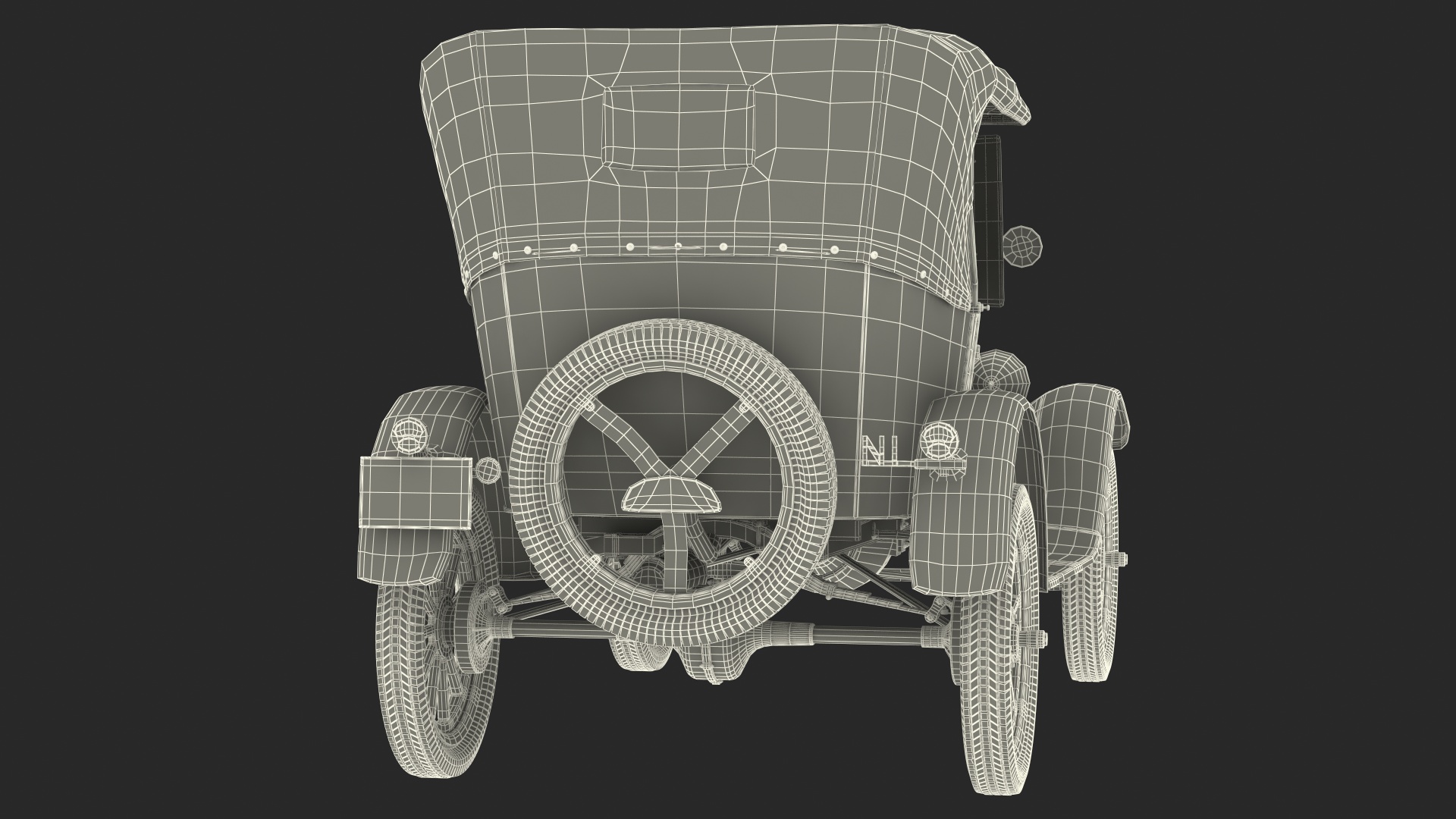 3D Classic Vintage 20s Car Generic