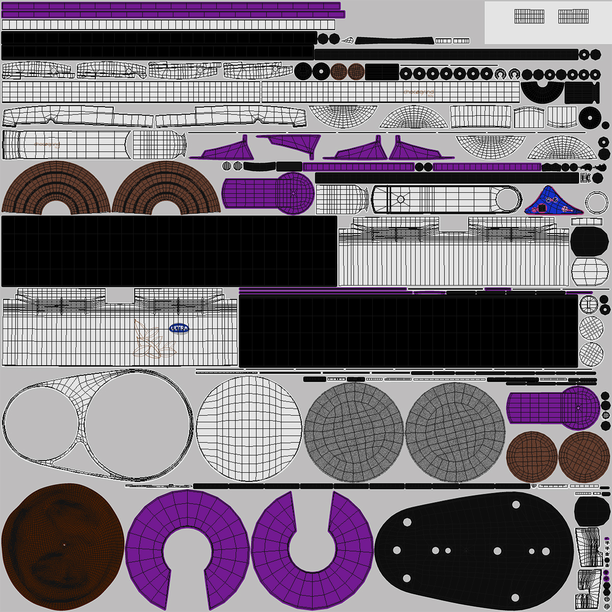 Melangeur Elgi Ultra Chocogrind 110V Violett with Chocolate 3D model