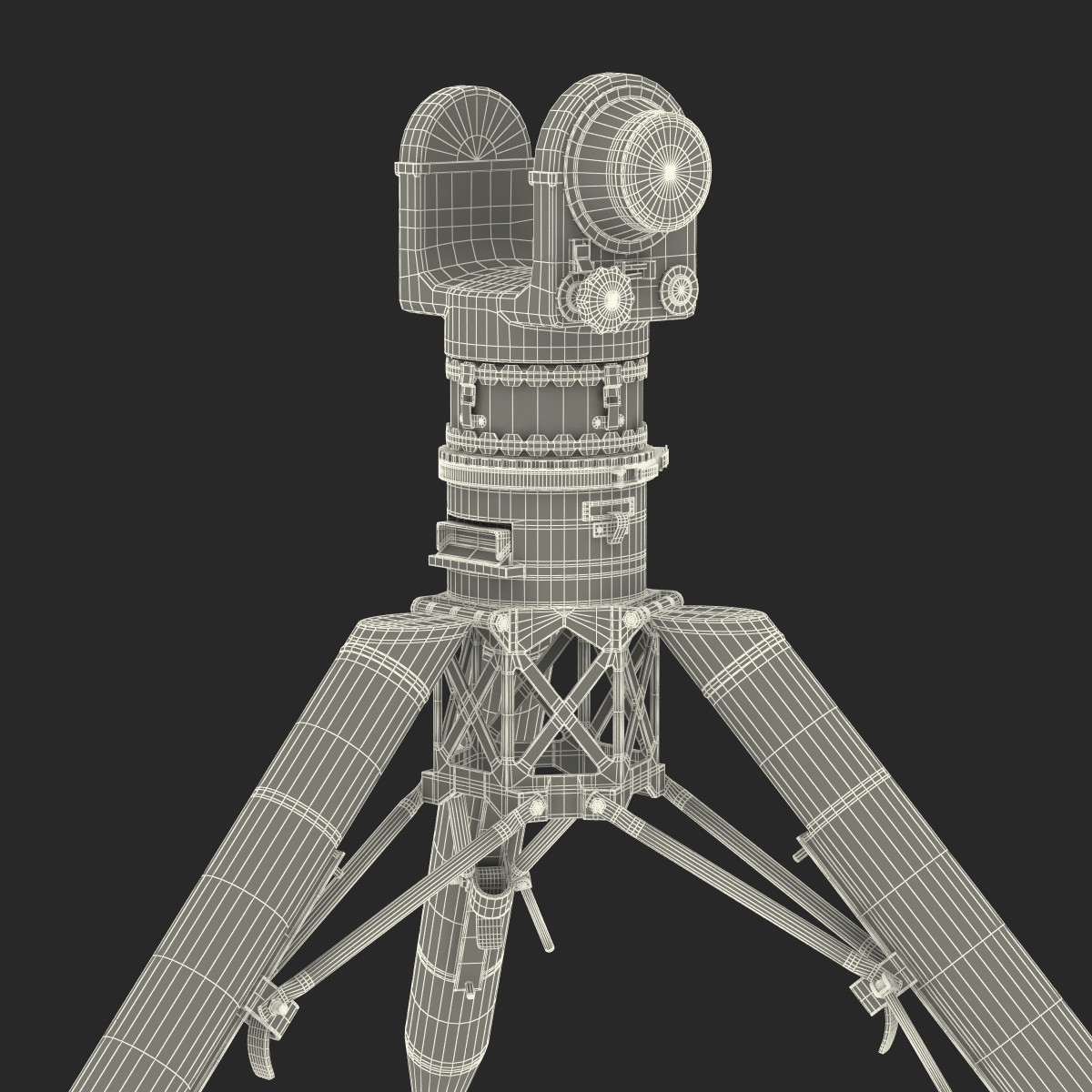 Tripod for TOW Missile 3D