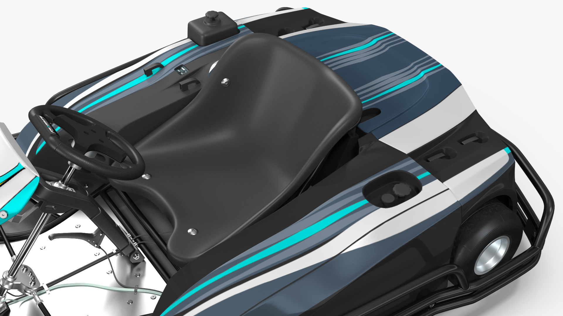 Petrol Powered Kart 3D model