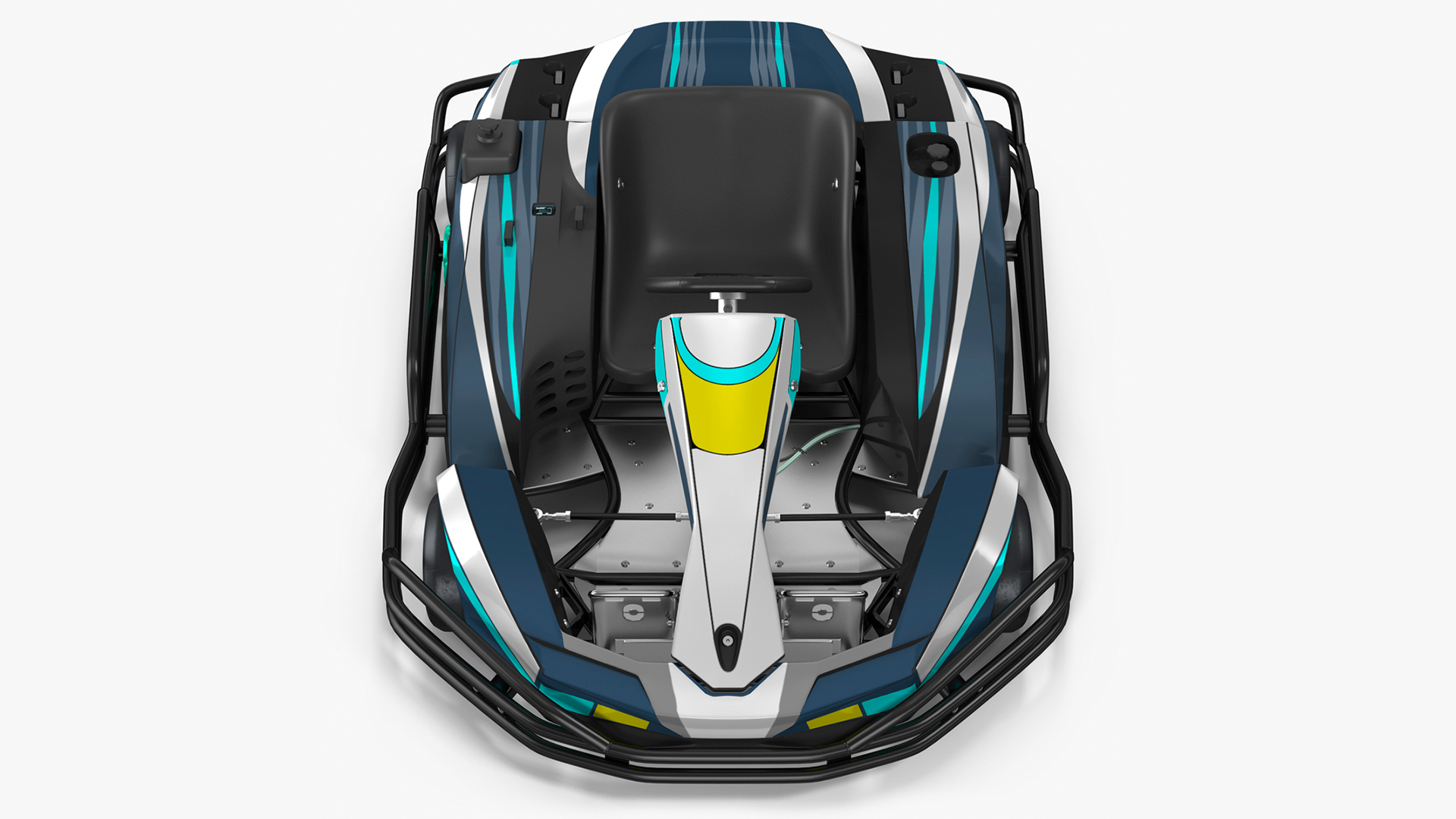 Petrol Powered Kart 3D model