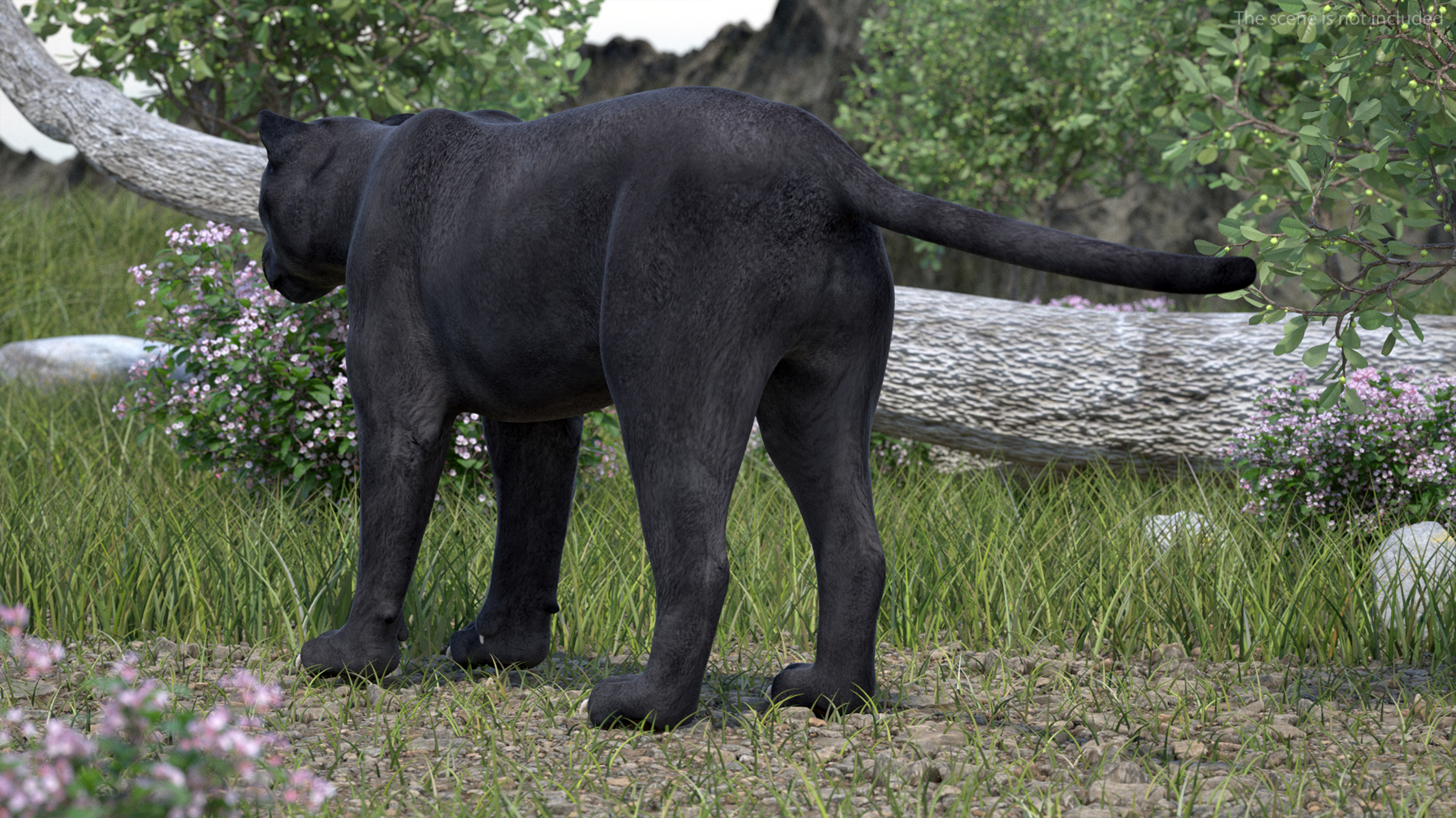 3D Black Panther model