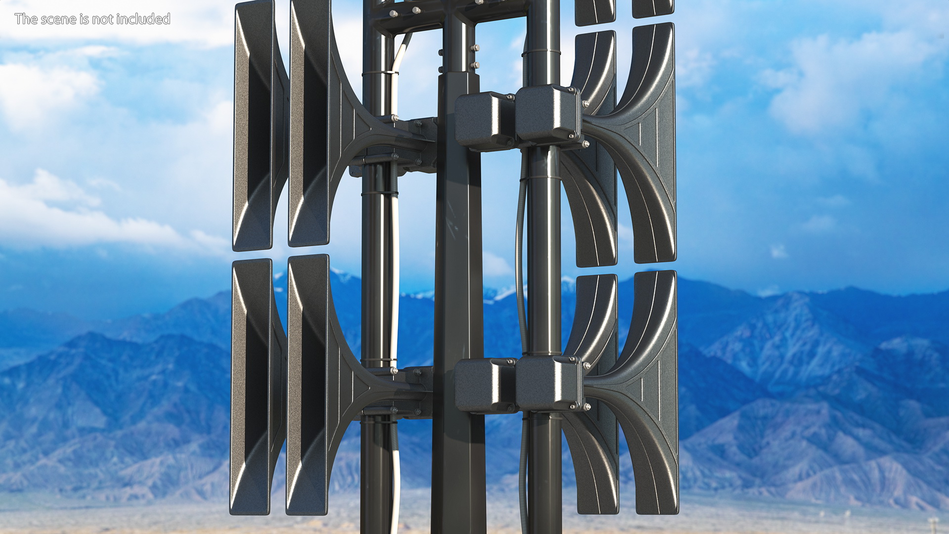 Outdoor Siren Double System 3D