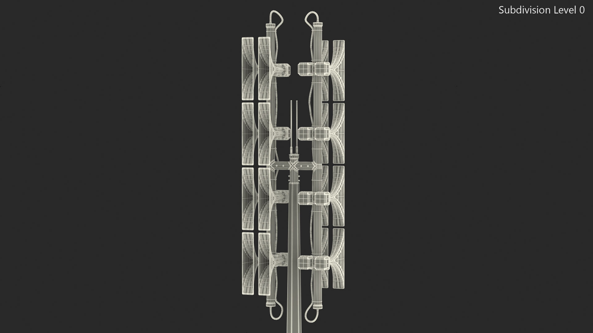 Outdoor Siren Double System 3D