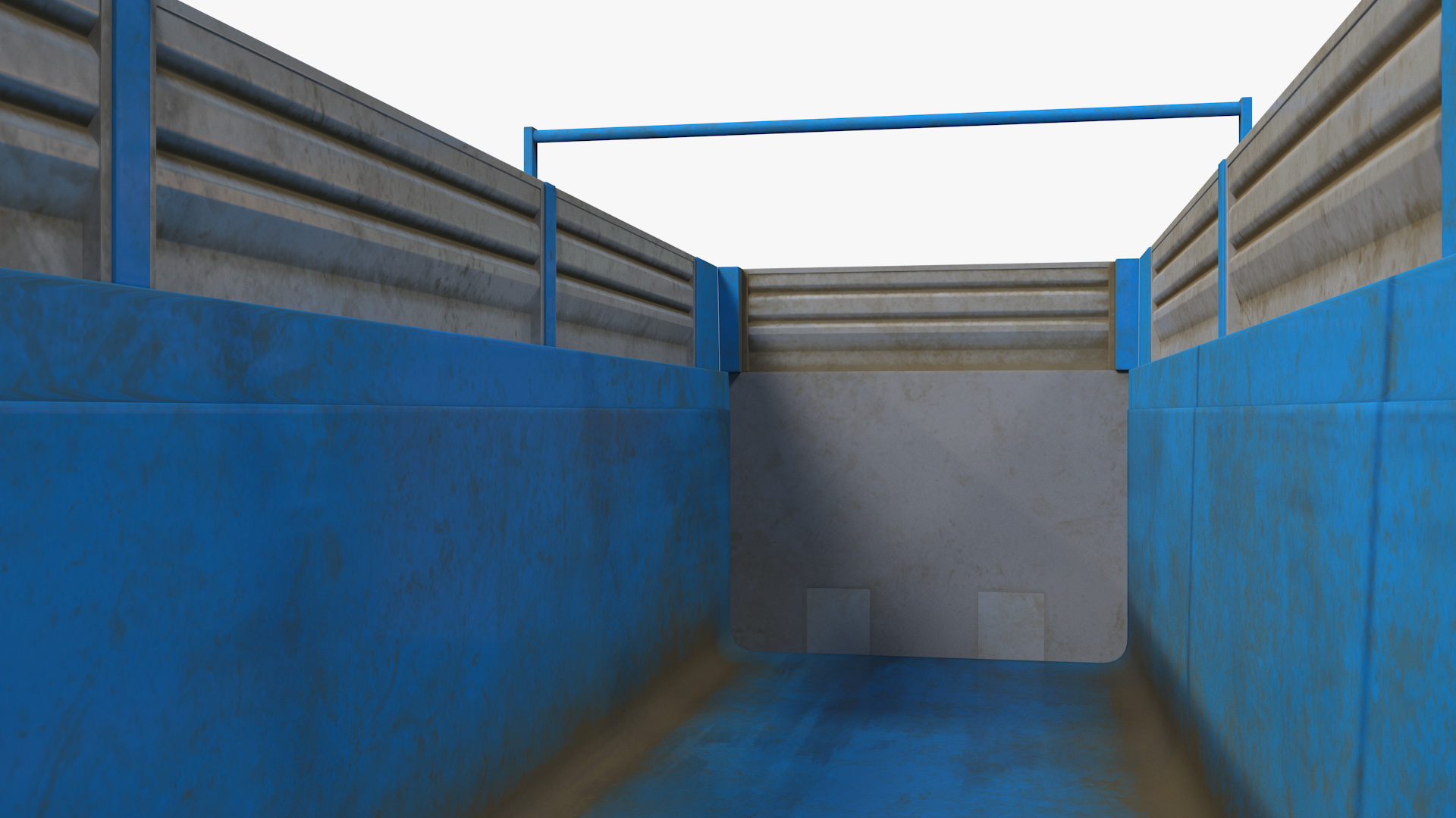 3D model Maupu 18t Dirty Body Tipper Trailer