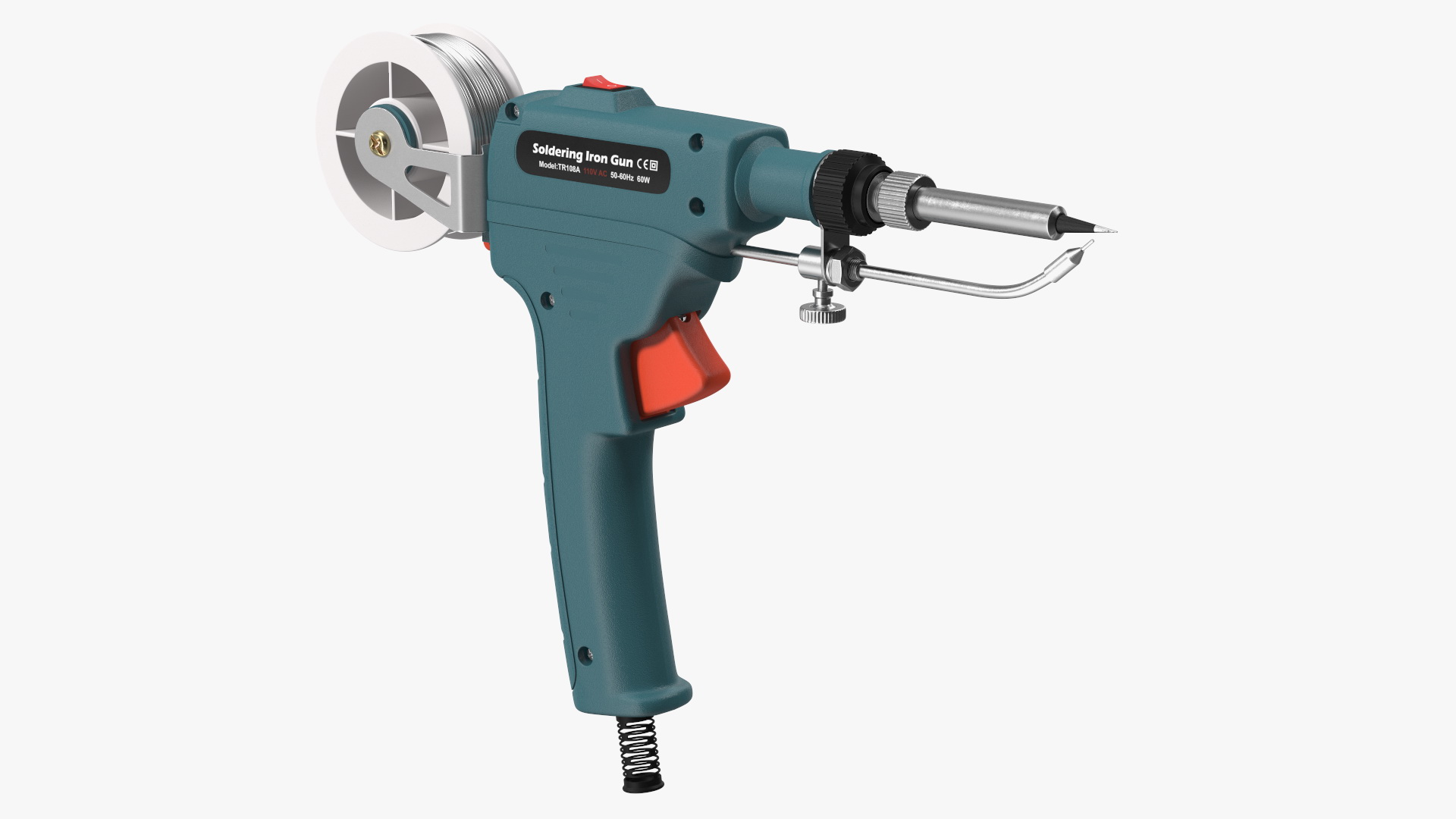 3D Soldering Iron Gun Blue model