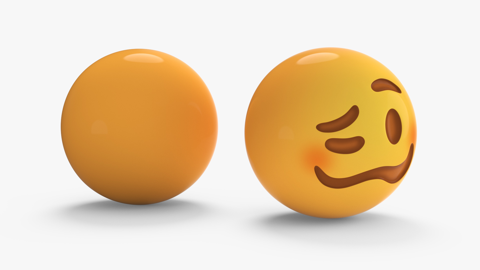 3D Emoji Woozy Face