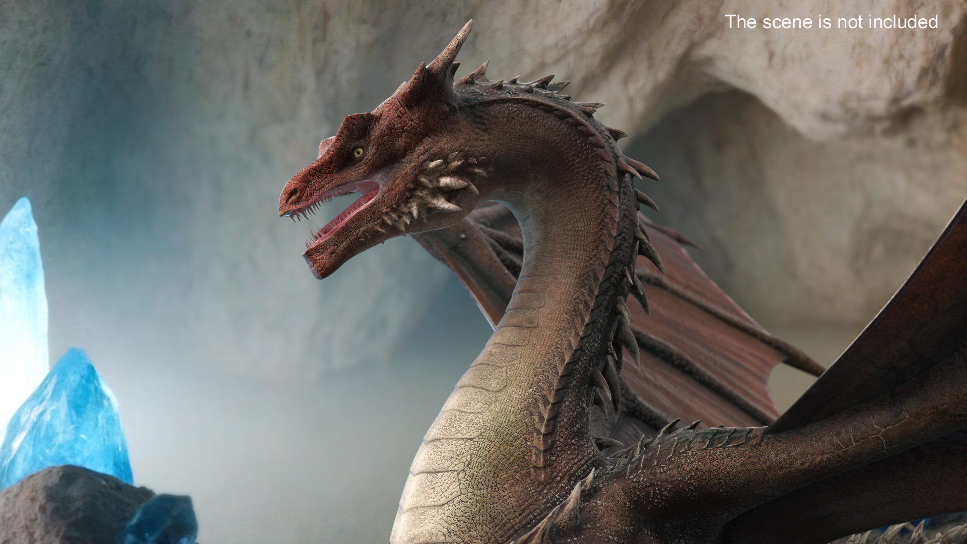 3D Mythical Dragon Beast
