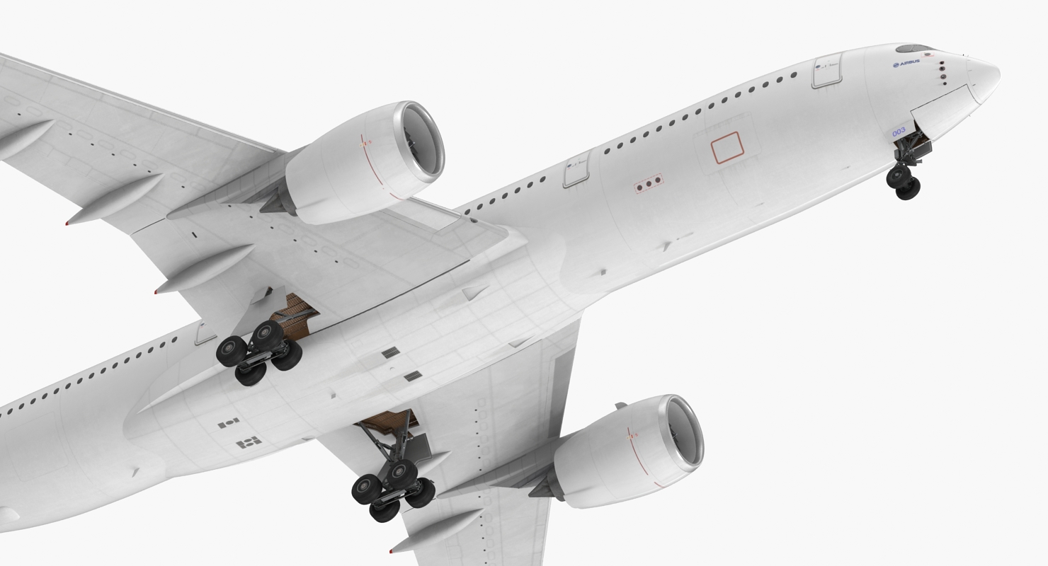 3D model Airbus A350 900 Generic Rigged