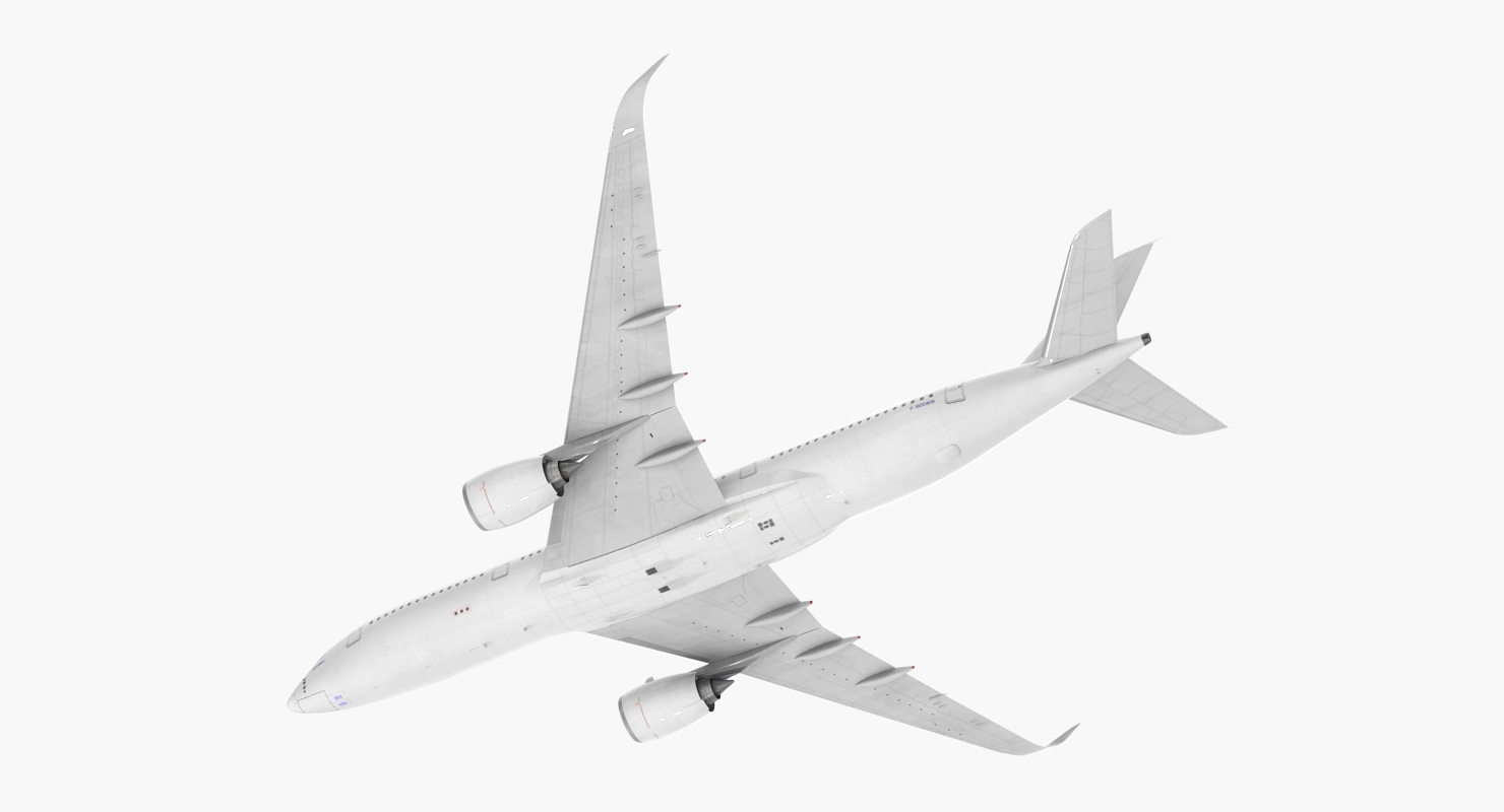 3D model Airbus A350 900 Generic Rigged