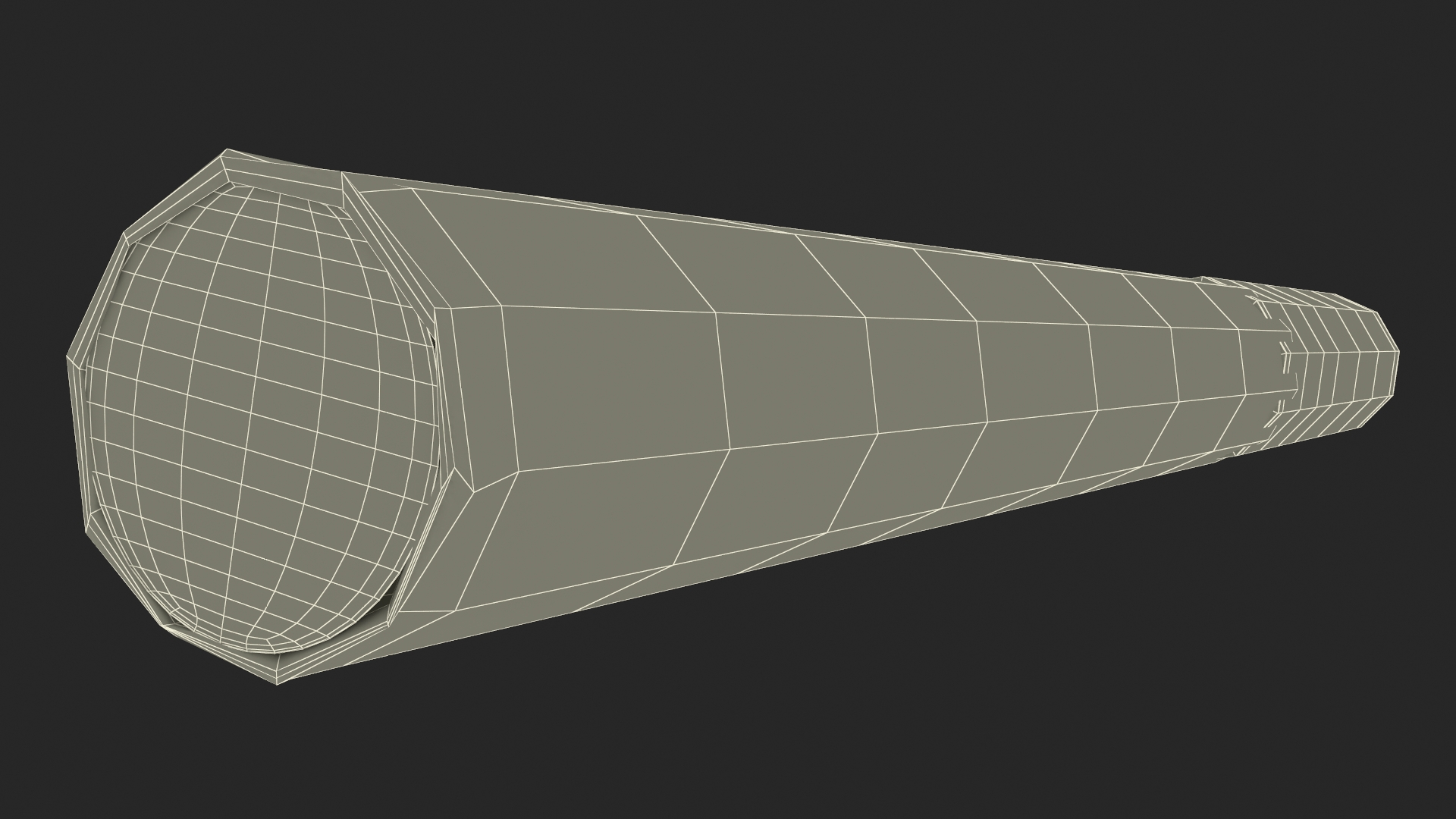 Filtered Cigar 3D model