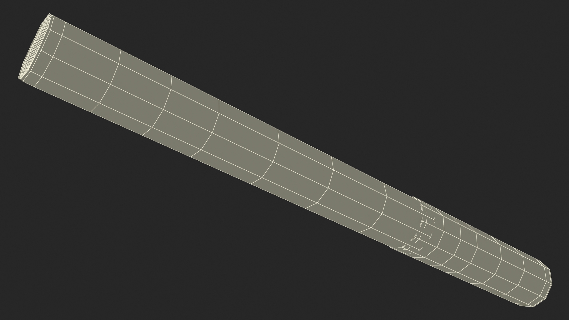 Filtered Cigar 3D model