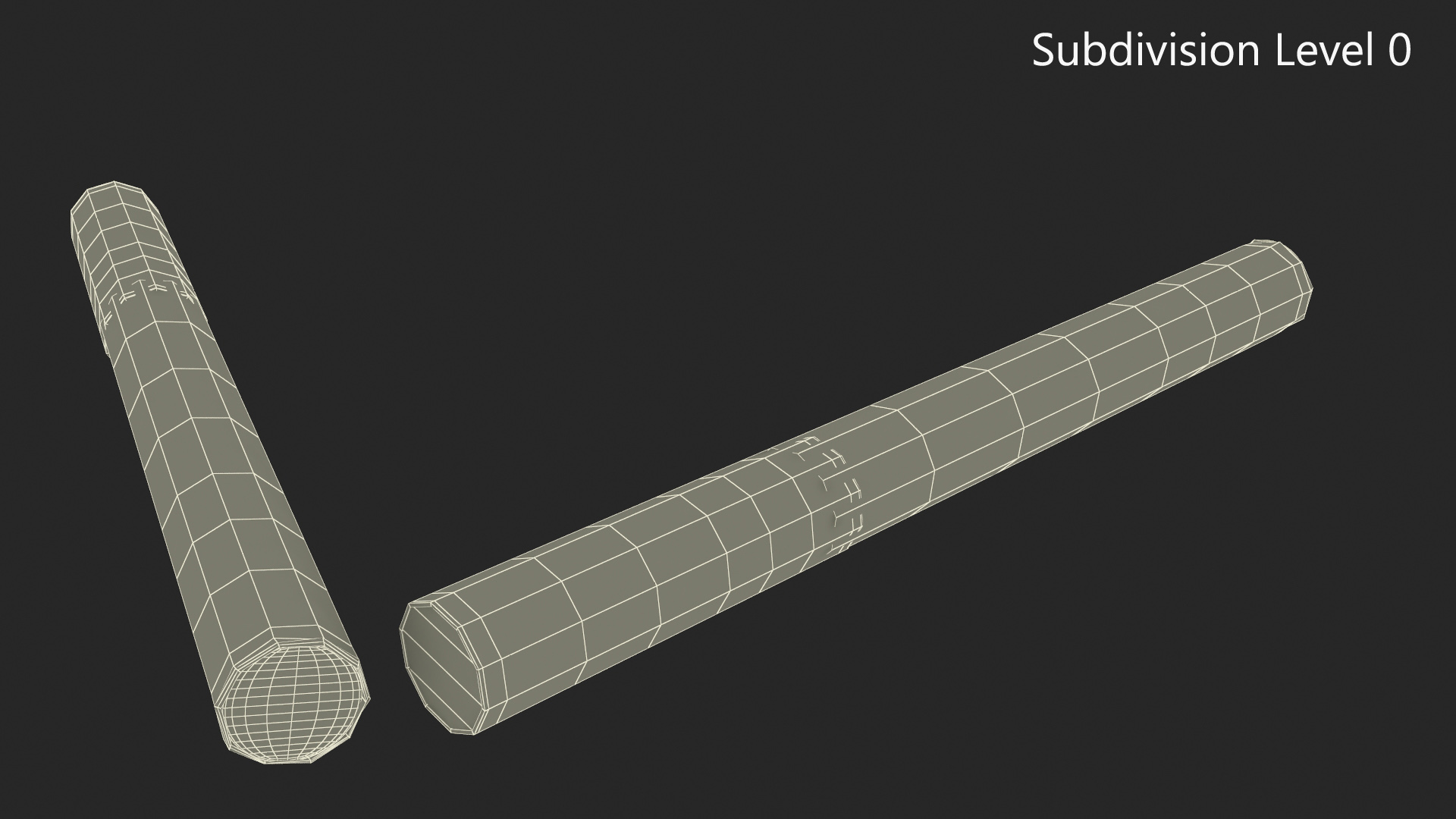 Filtered Cigar 3D model
