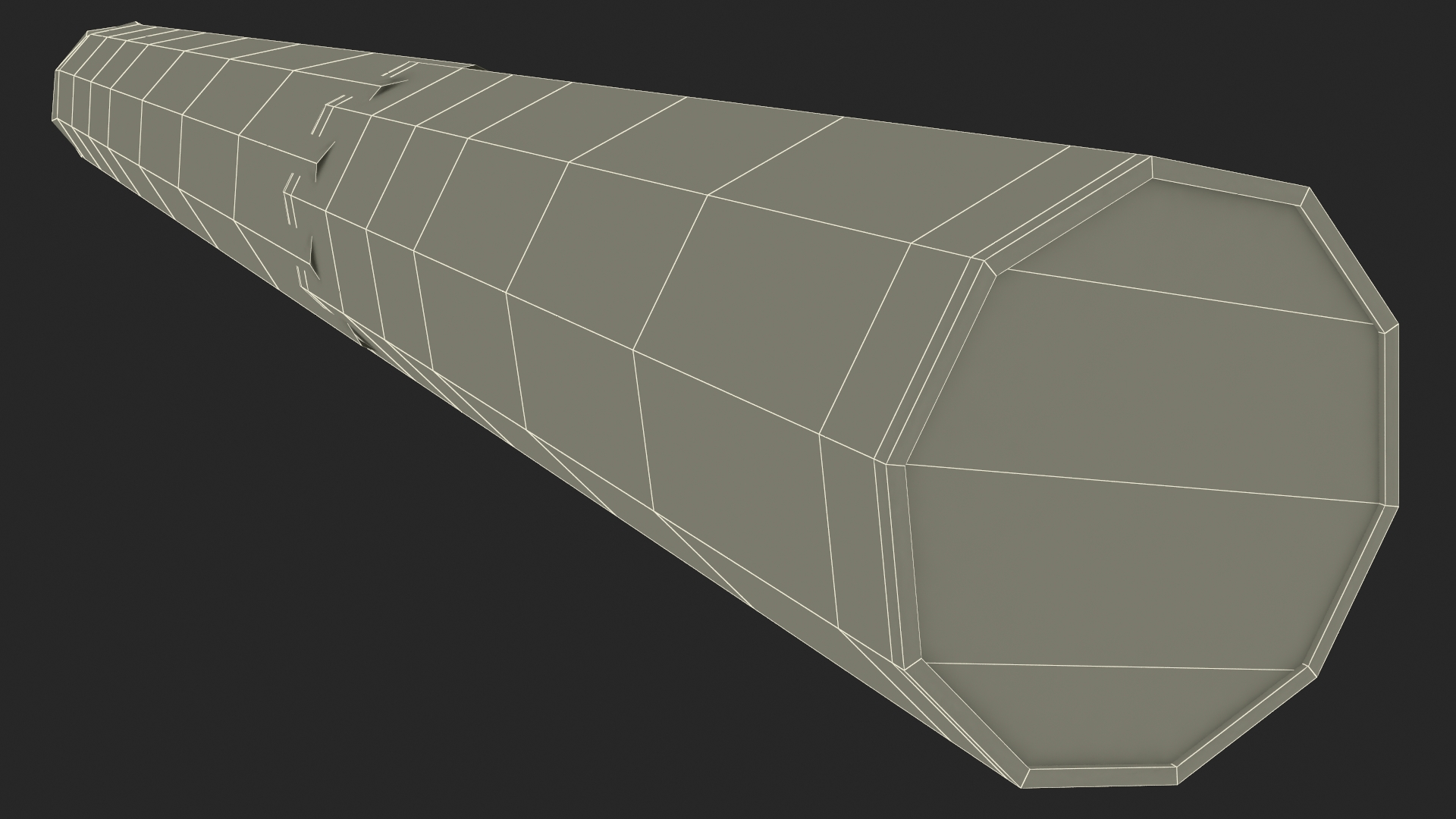 Filtered Cigar 3D model