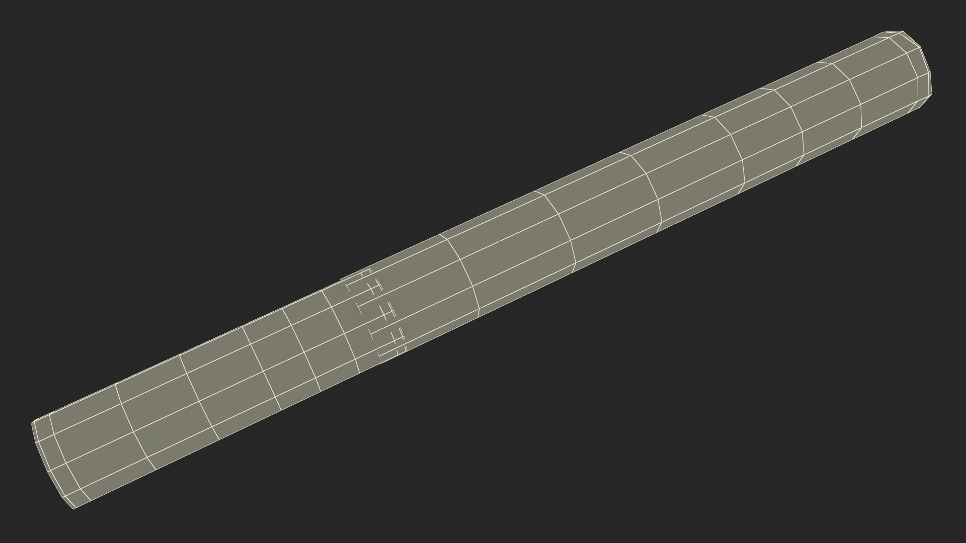 Filtered Cigar 3D model