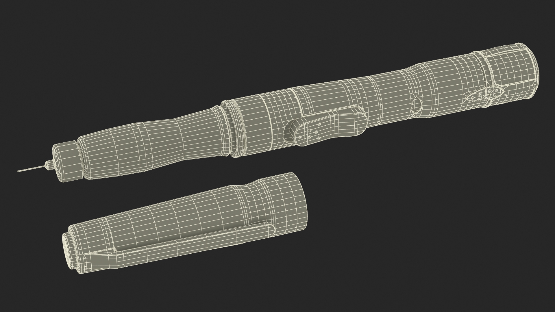 3D model Portable Reusable Pen Injector