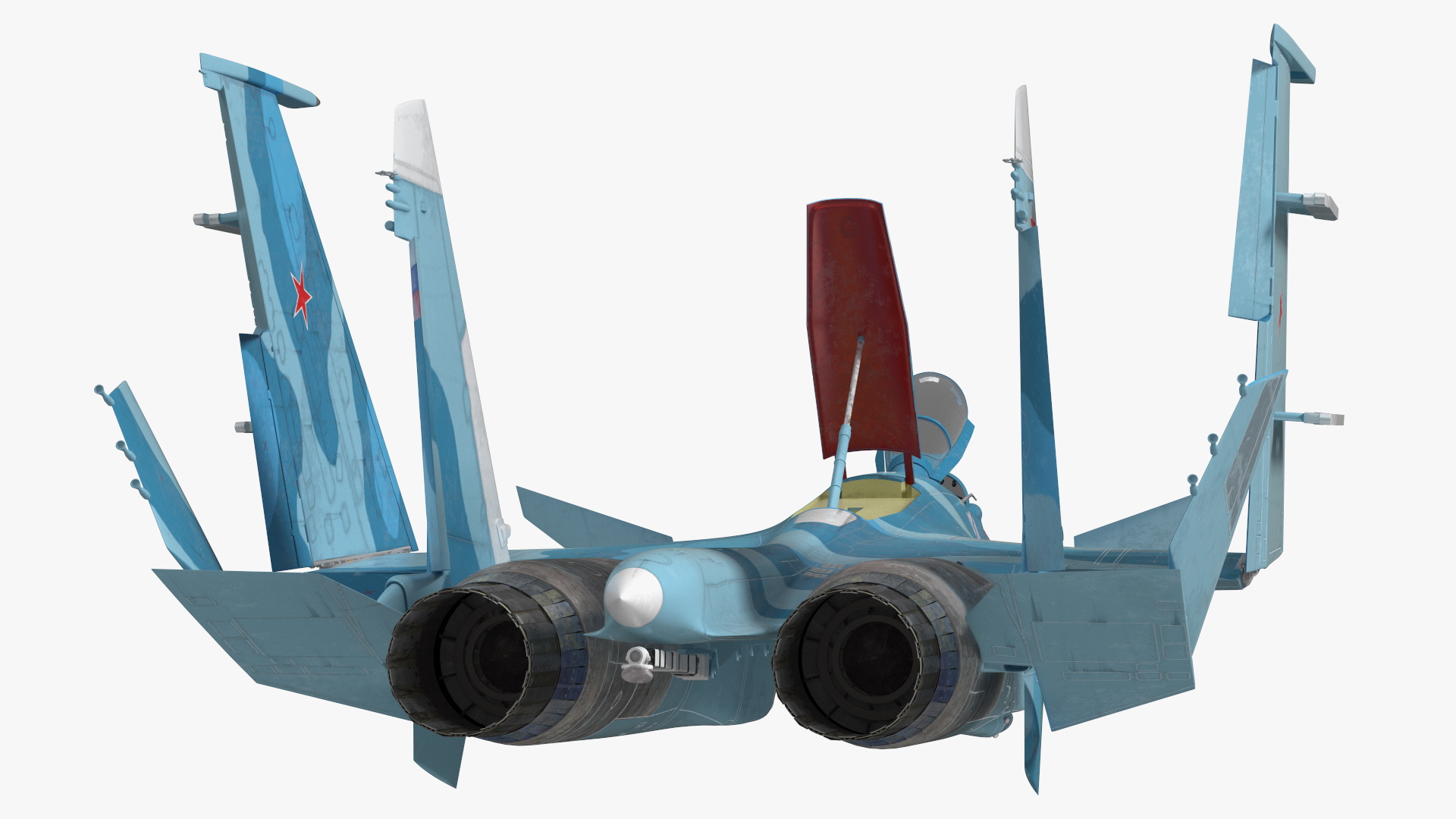 3D FlankerD Sukhoi Su-33 Multirole Fighter Rigged