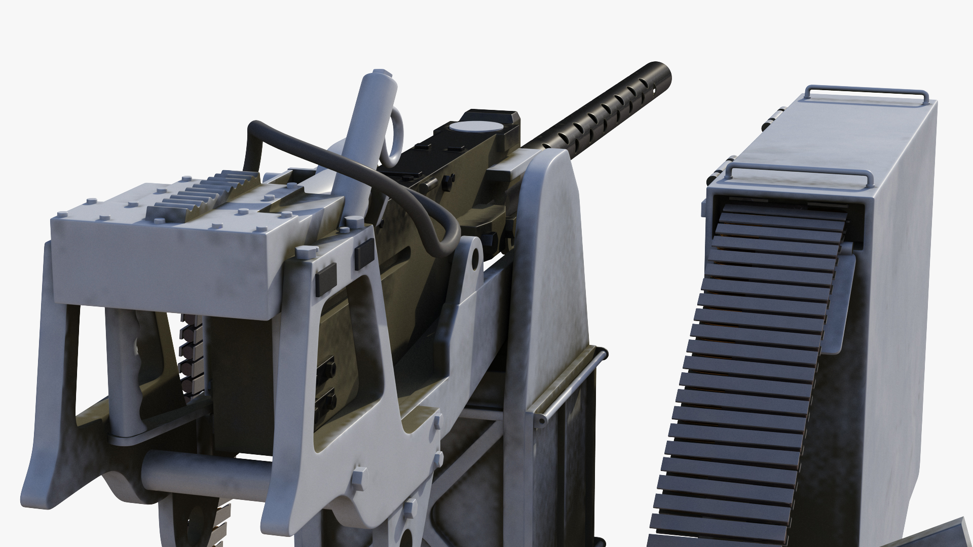 3D GAU 18 Machine Gun model