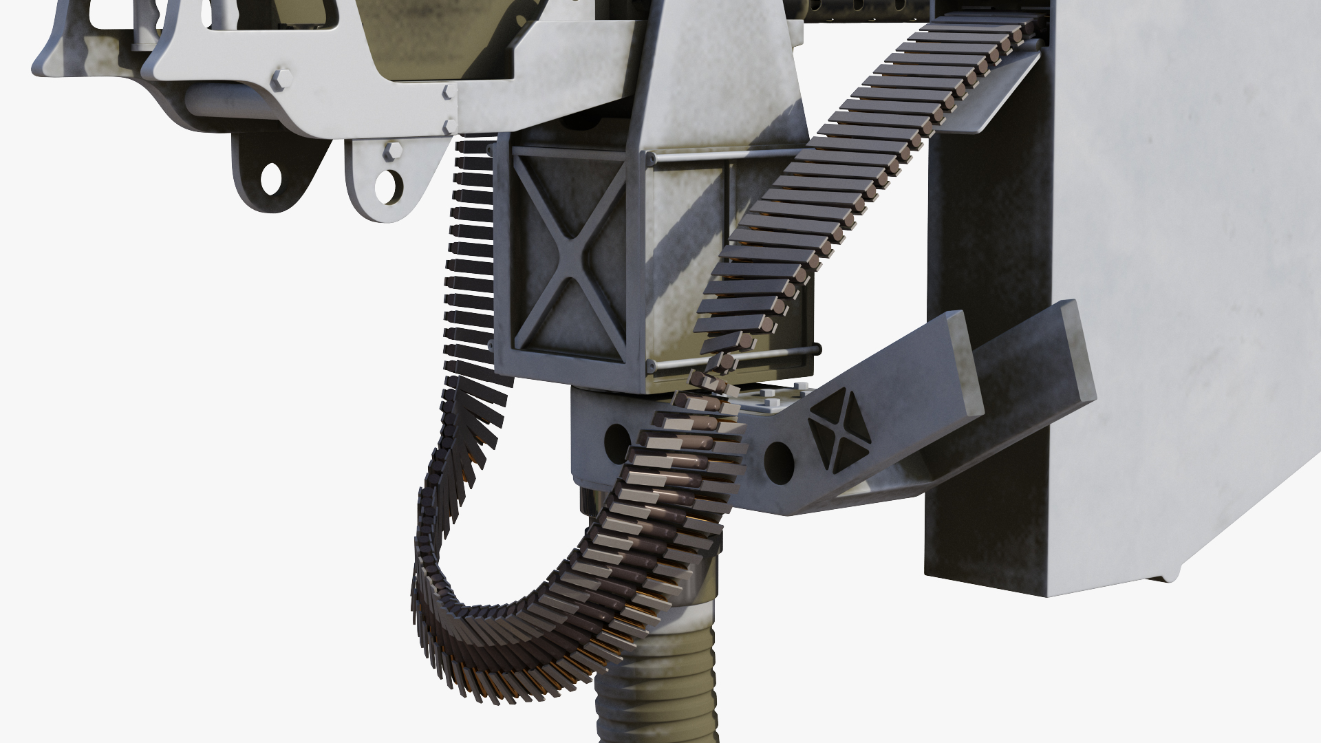 3D GAU 18 Machine Gun model