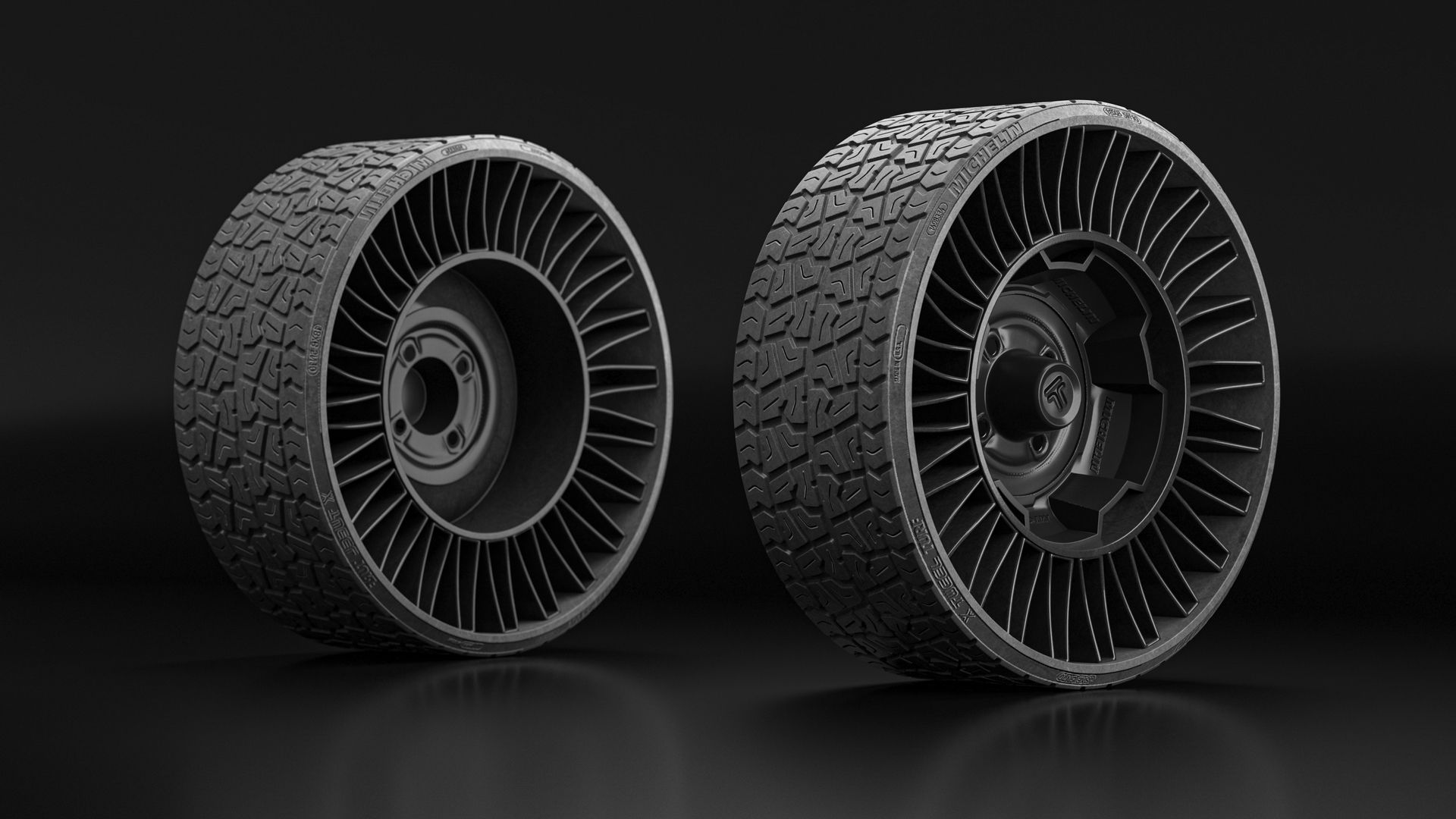 3D model MICHELIN X Tweel TURF Tire for Golf Cart