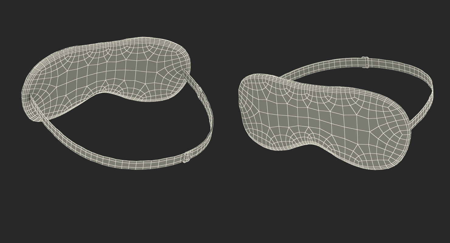 3D Sleeping Mask with Eyelashes Pattern