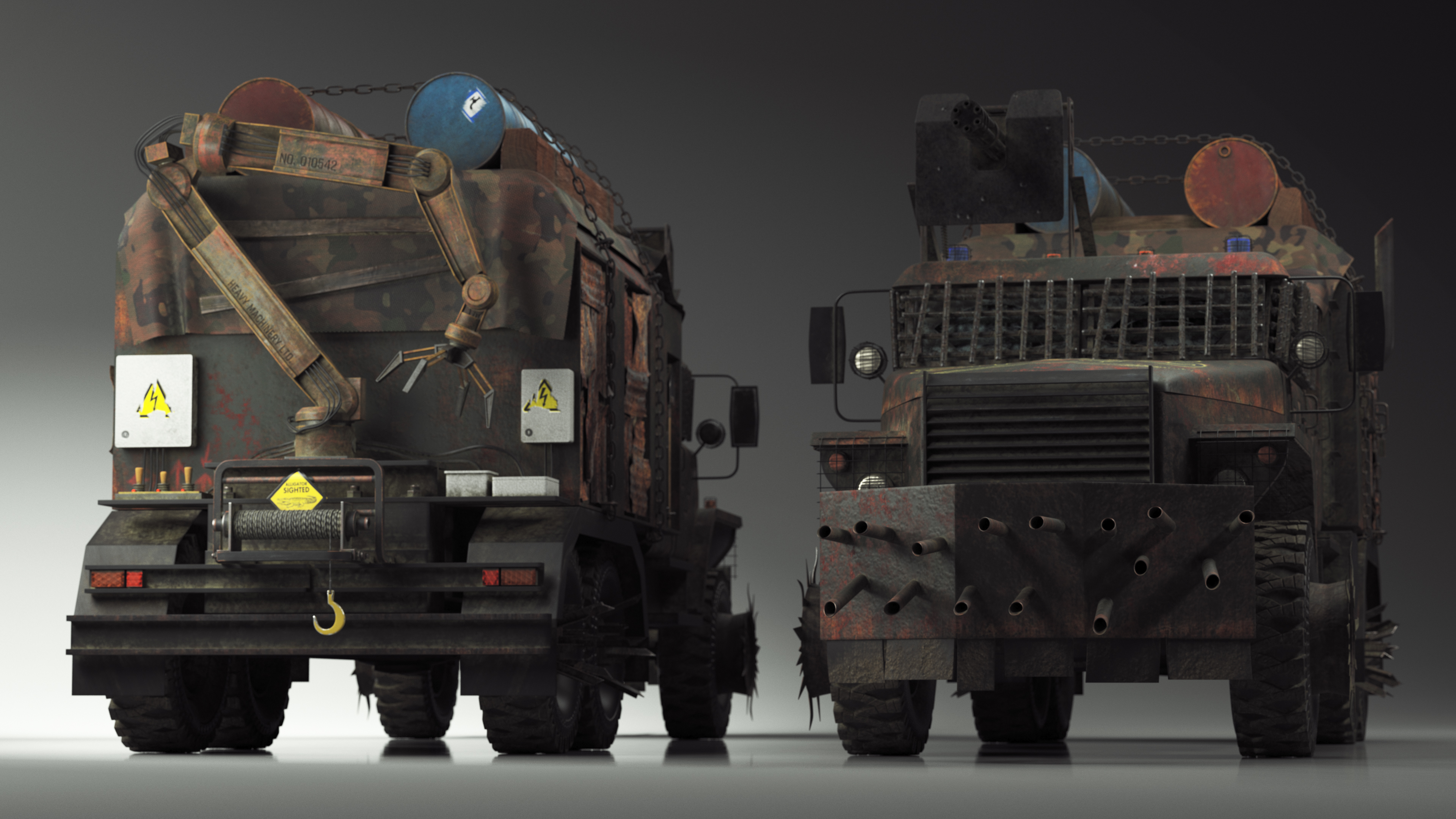 Apocalyptic Truck 3D