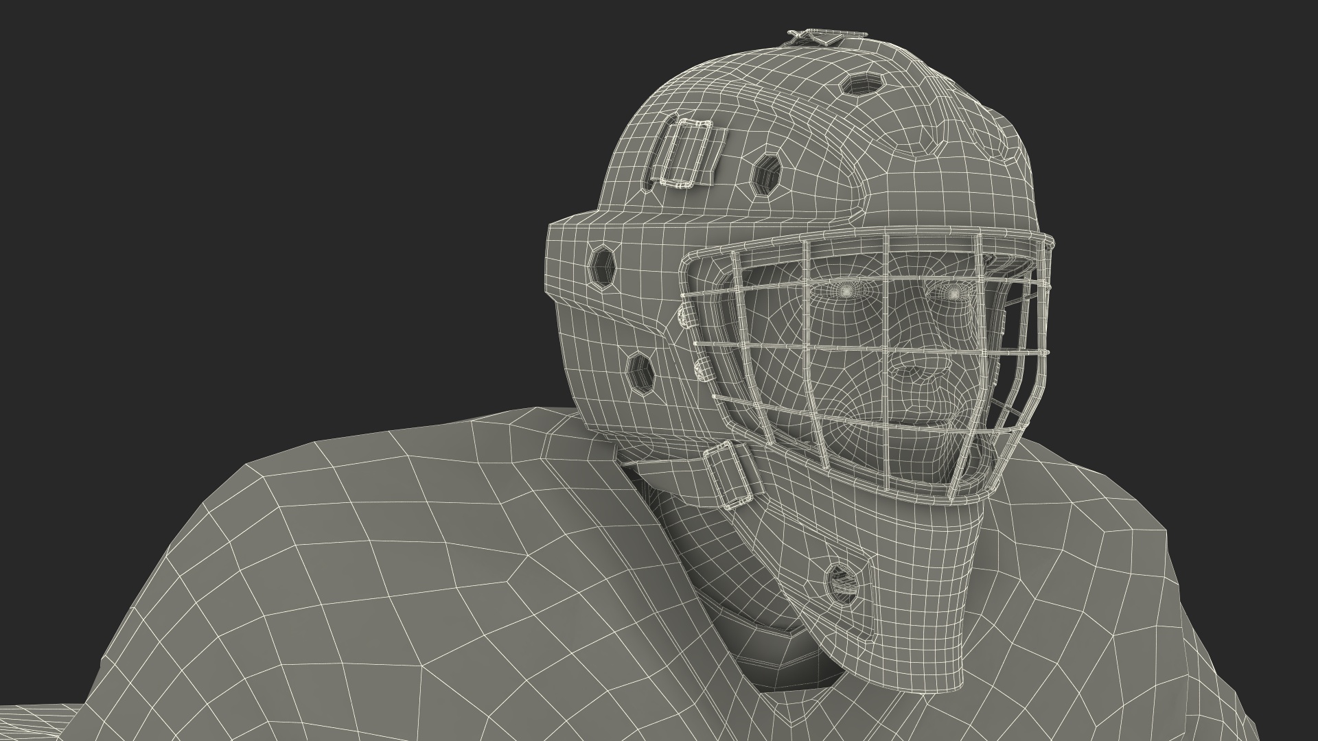 Hockey Goal Target NHL and Goalkeeper 3D