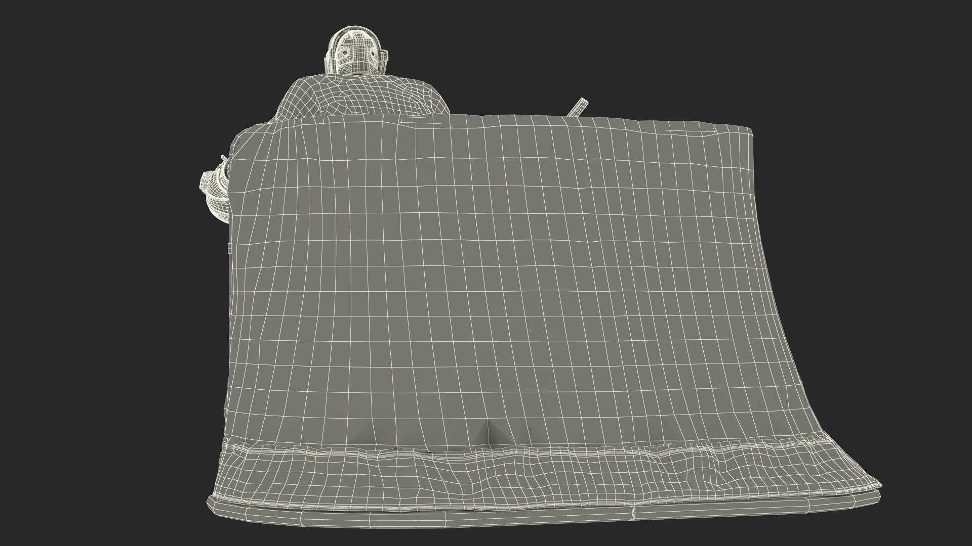 Hockey Goal Target NHL and Goalkeeper 3D