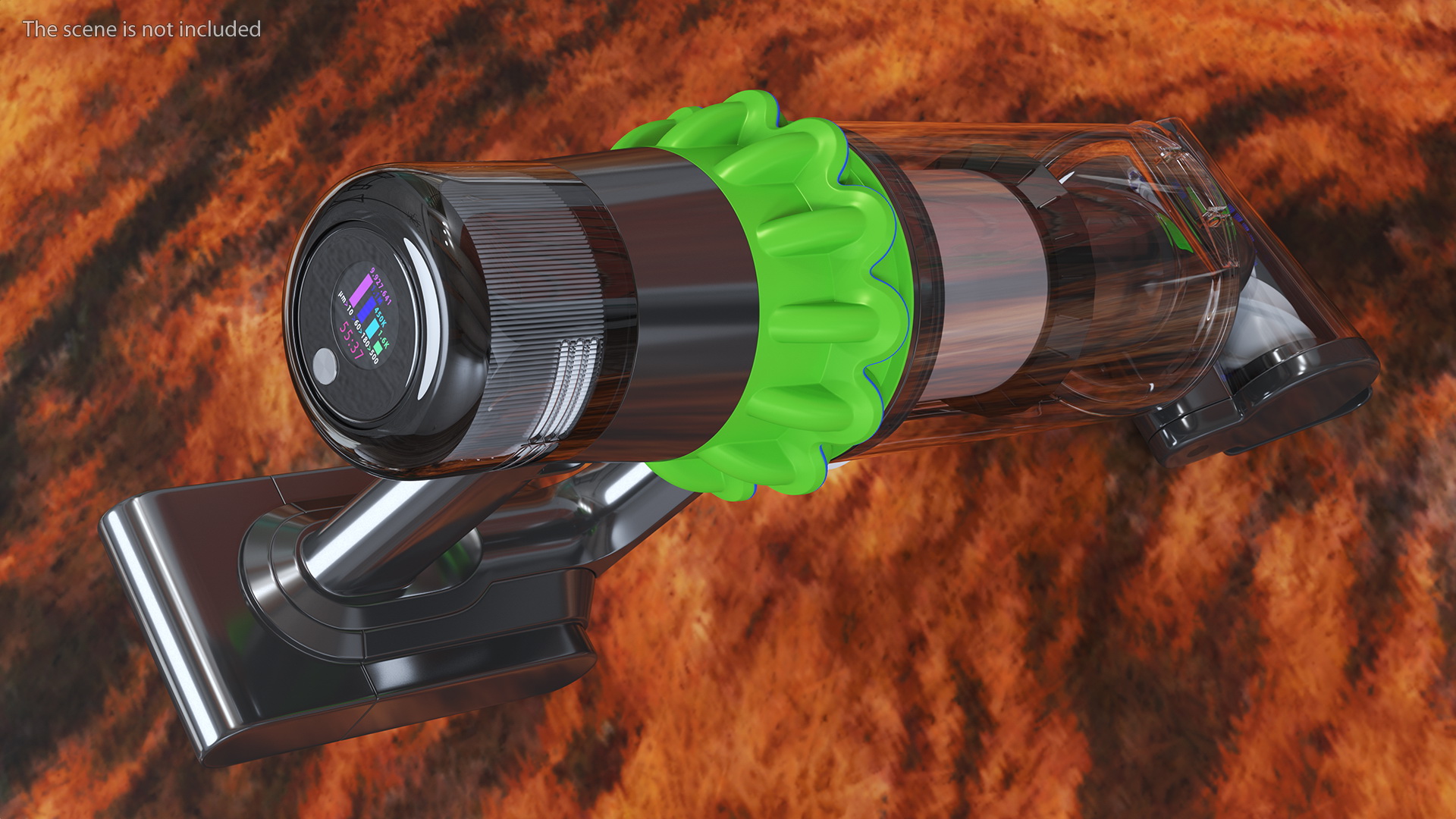 3D model Cordless Vacuum Cleaner with Screw Brush