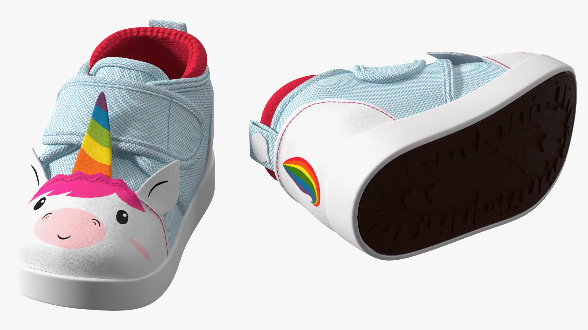 3D Unicorn Baby Sneakers