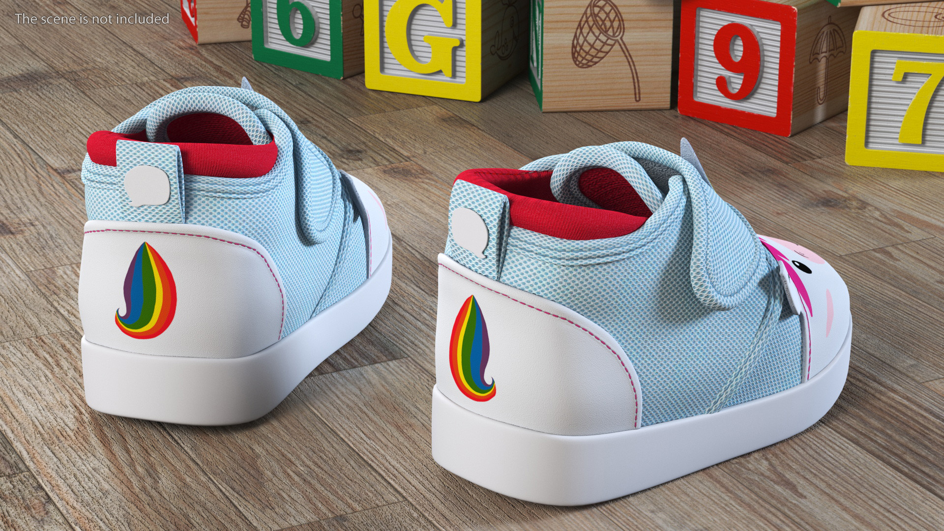 3D Unicorn Baby Sneakers