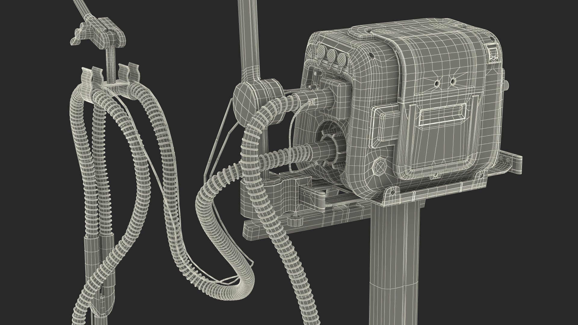 Mechanical Ventilation Apparatus HAMILTON-C1 3D model