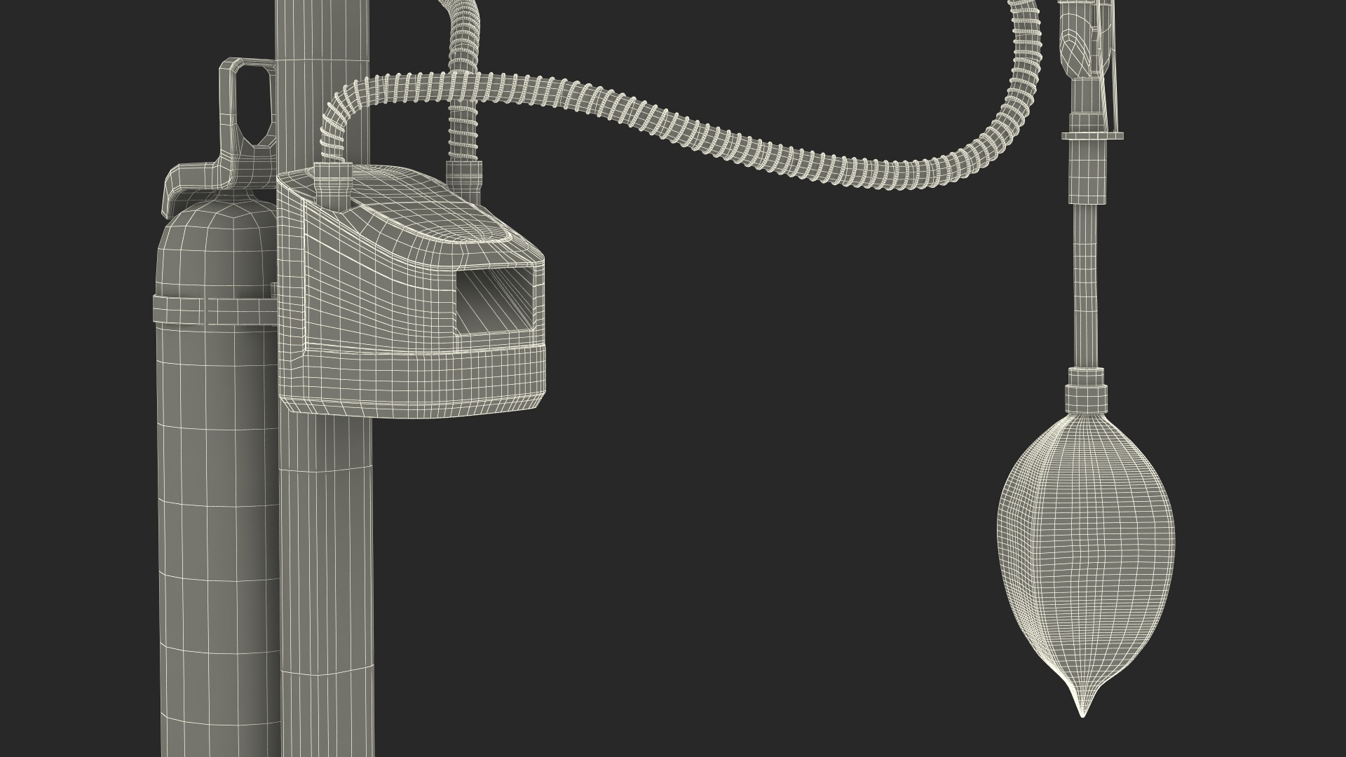 Mechanical Ventilation Apparatus HAMILTON-C1 3D model