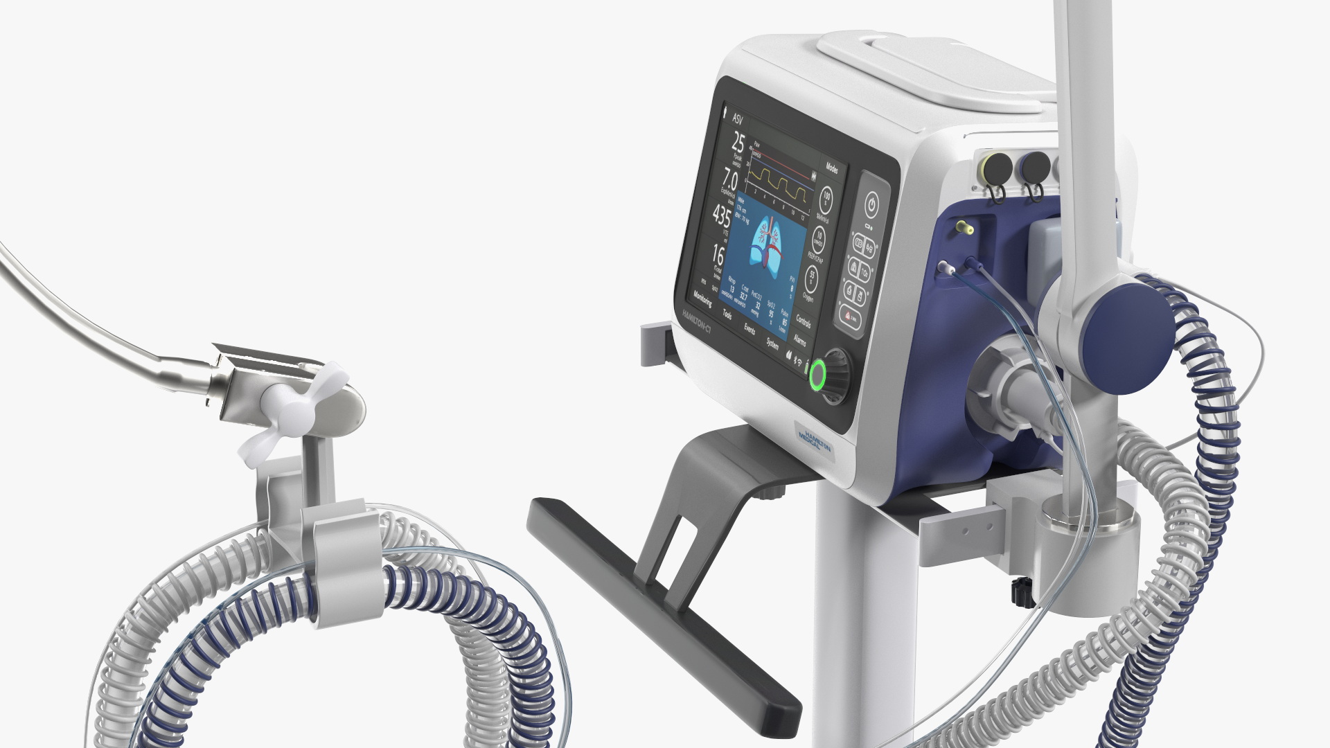 Mechanical Ventilation Apparatus HAMILTON-C1 3D model